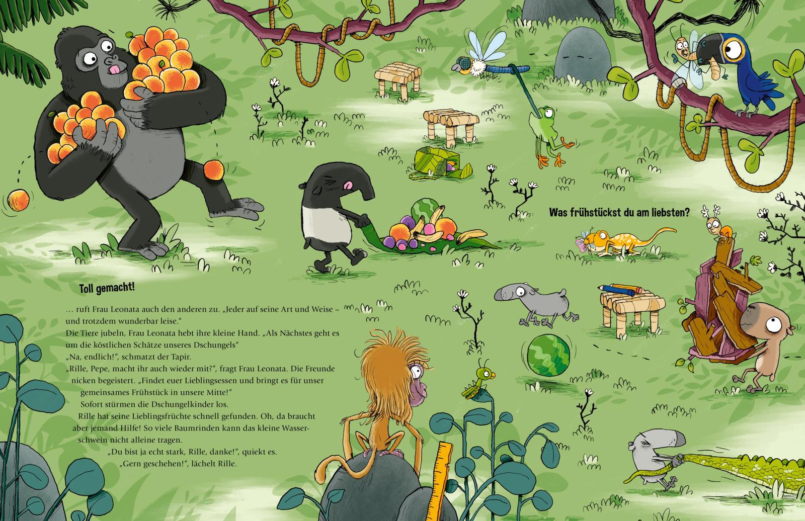 Beispielinhalt (Bild) Rille: Ich will auch!