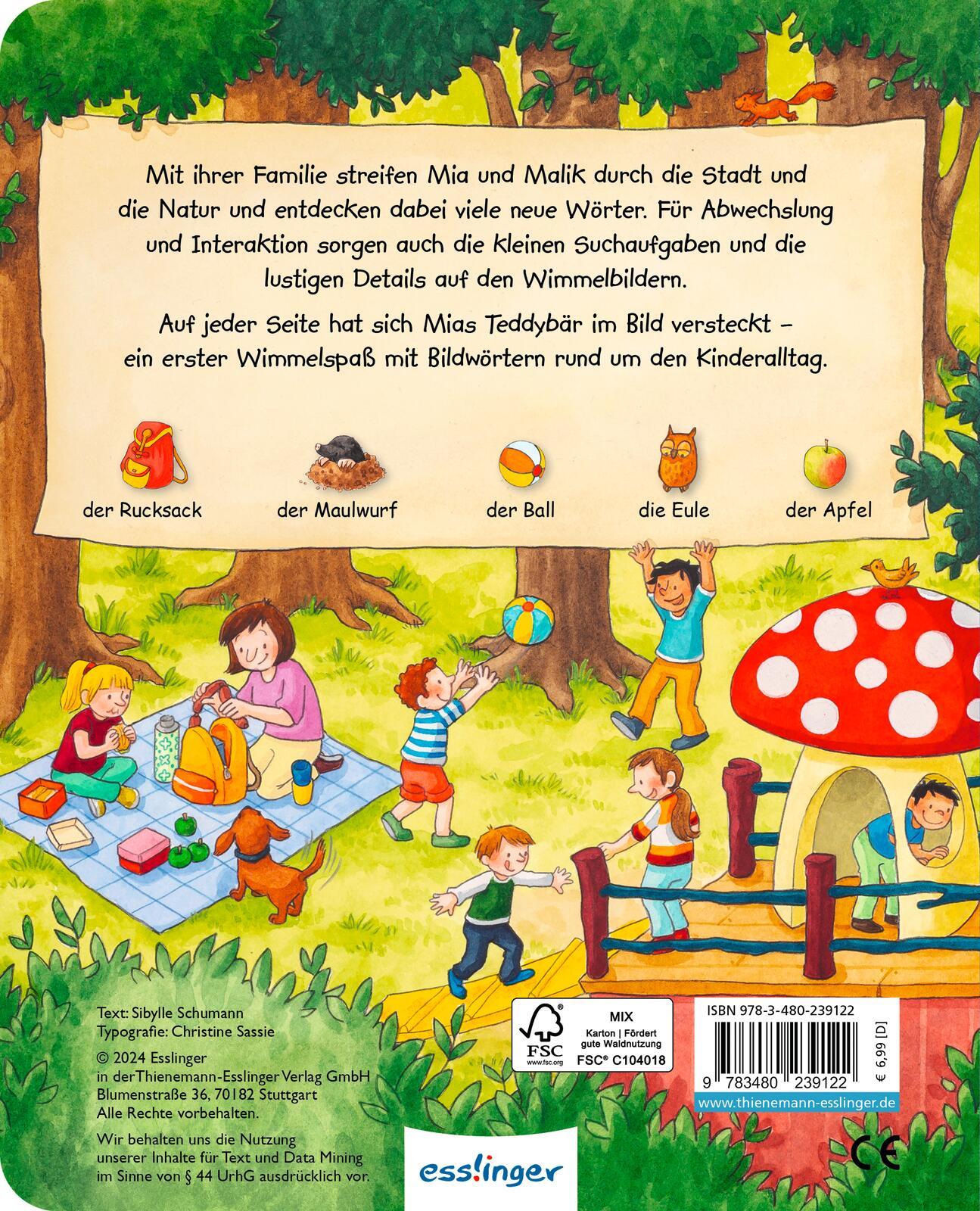 Rückseitencover Unterwegs mit Mia und Malik