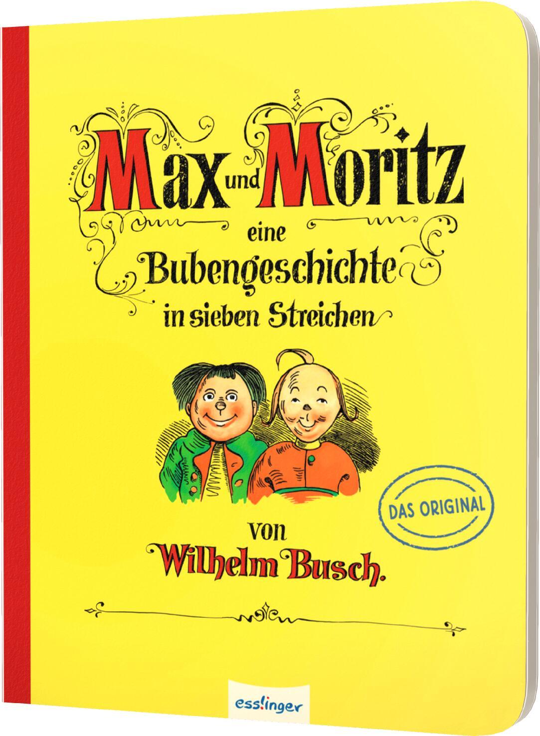 Vorderes Coverbild Max und Moritz - Eine Bubengeschichte in sieben Streichen
