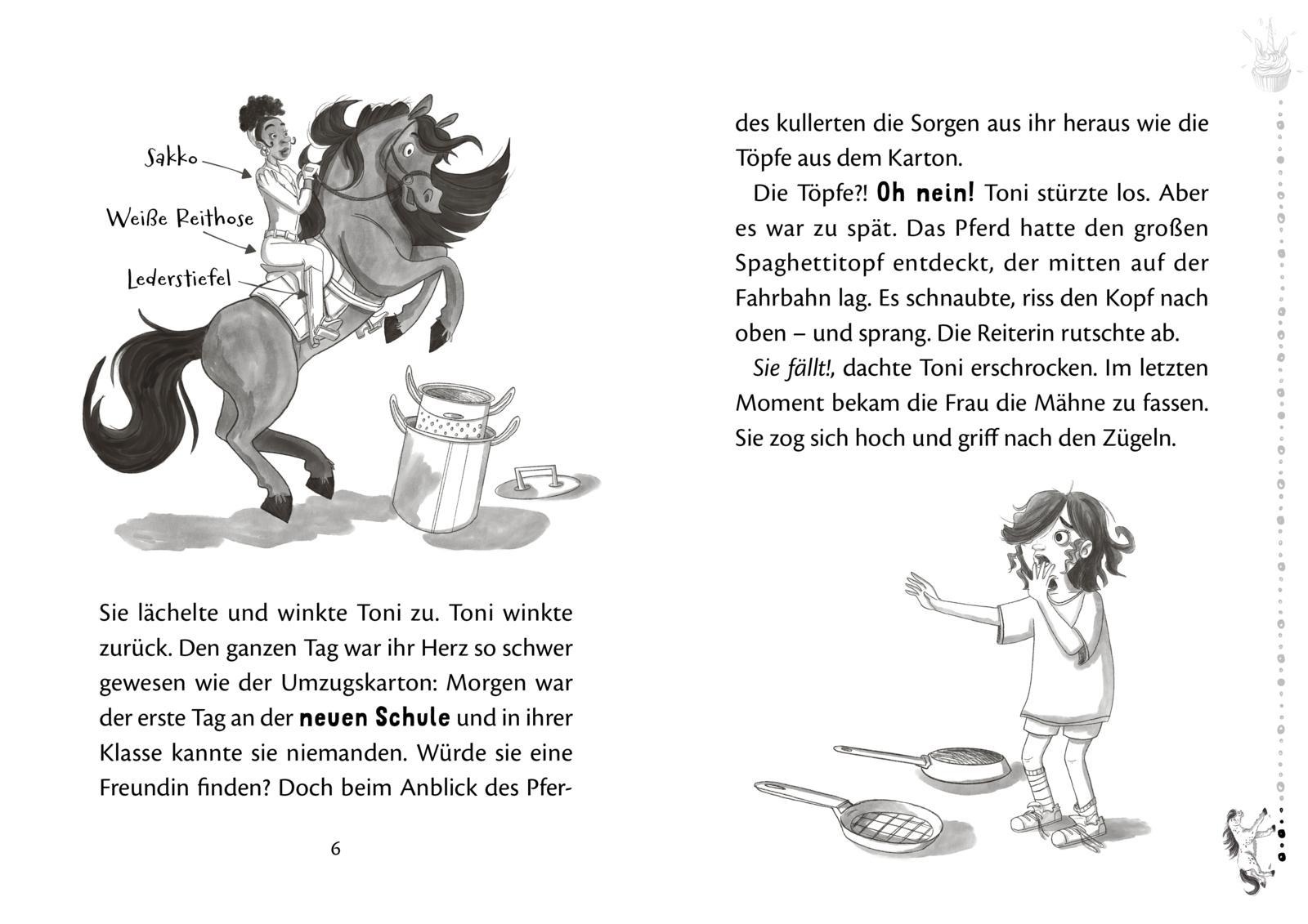 Beispielinhalt (Bild) Die Schule der Herzenspferde 1: Cosmo & Toni
