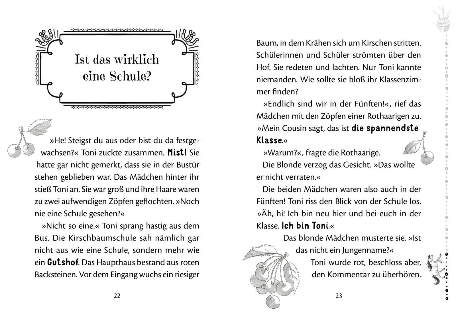 Beispielinhalt (Bild) Die Schule der Herzenspferde 1: Cosmo & Toni