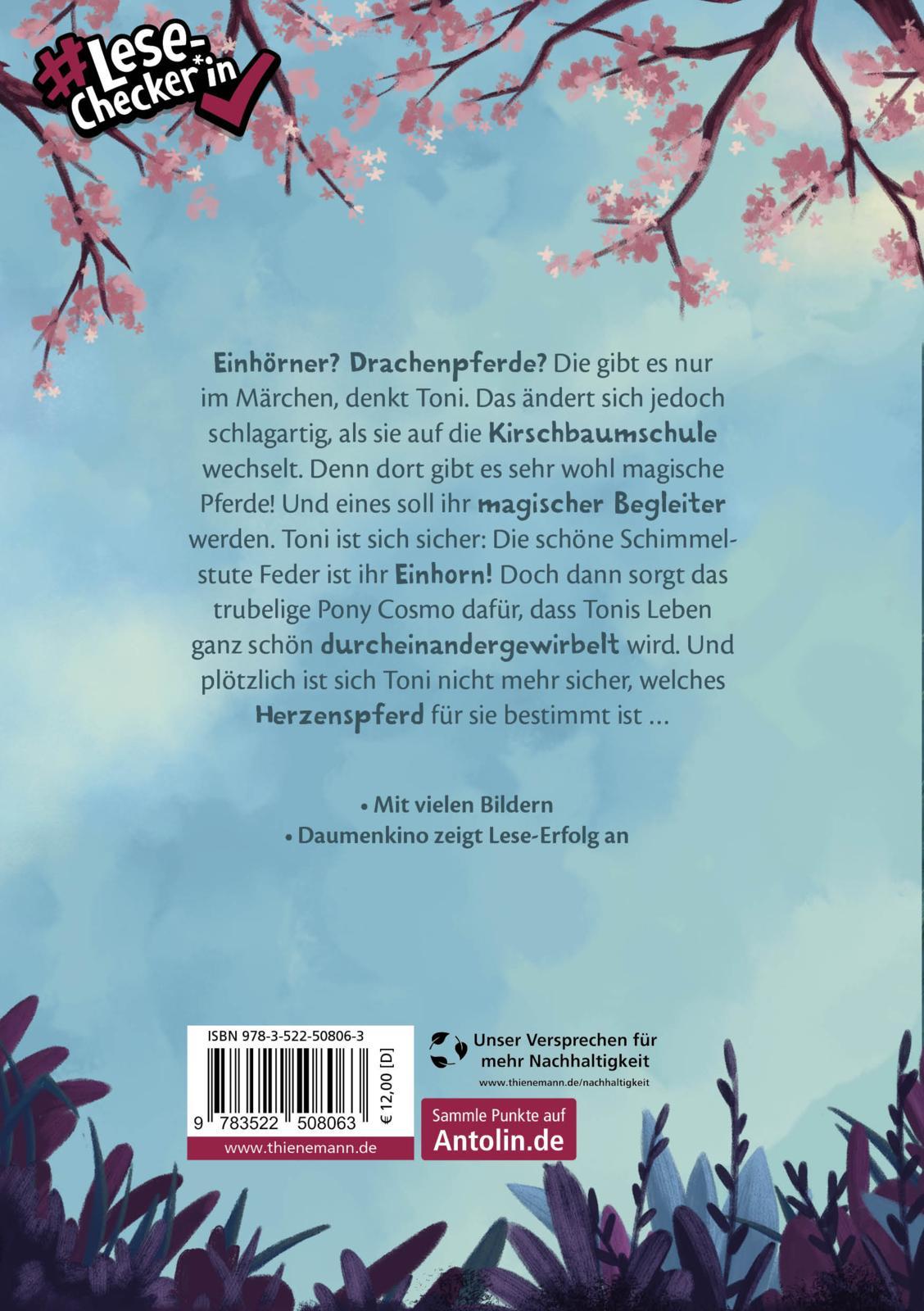 Rückseitencover Die Schule der Herzenspferde 1: Cosmo & Toni