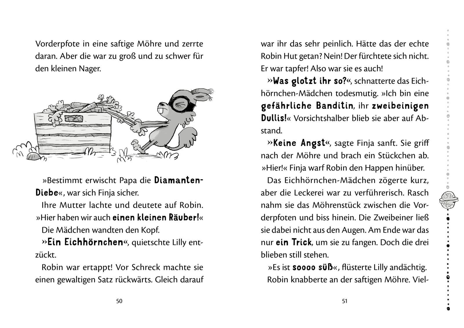 Beispielinhalt (Bild) Nussknacker-Bande 1: Drei Chaoten auf vier Pfoten