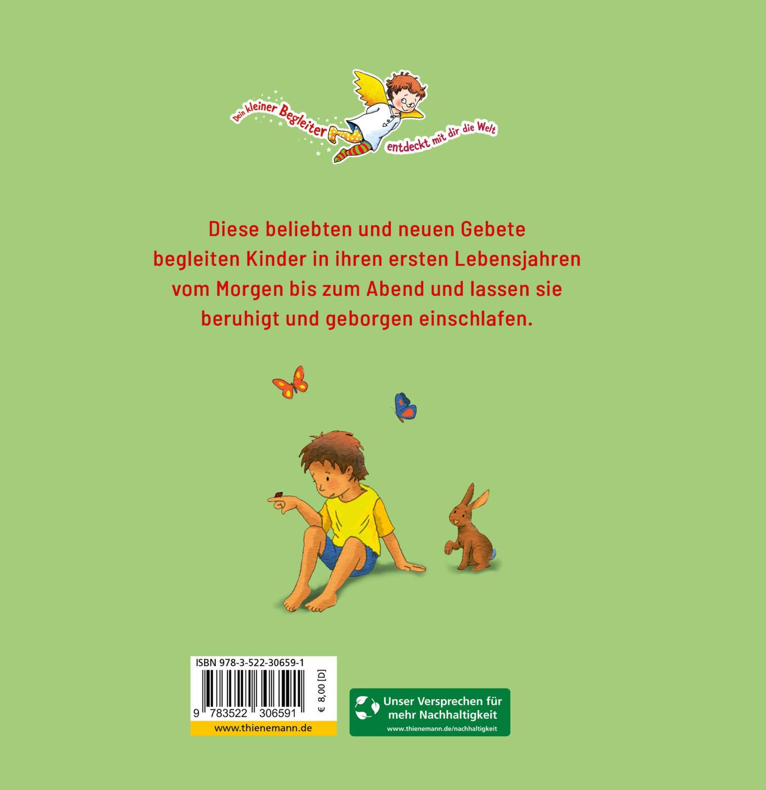 Rückseitencover Dein kleiner Begleiter: Meine liebsten Kindergebete zur Taufe