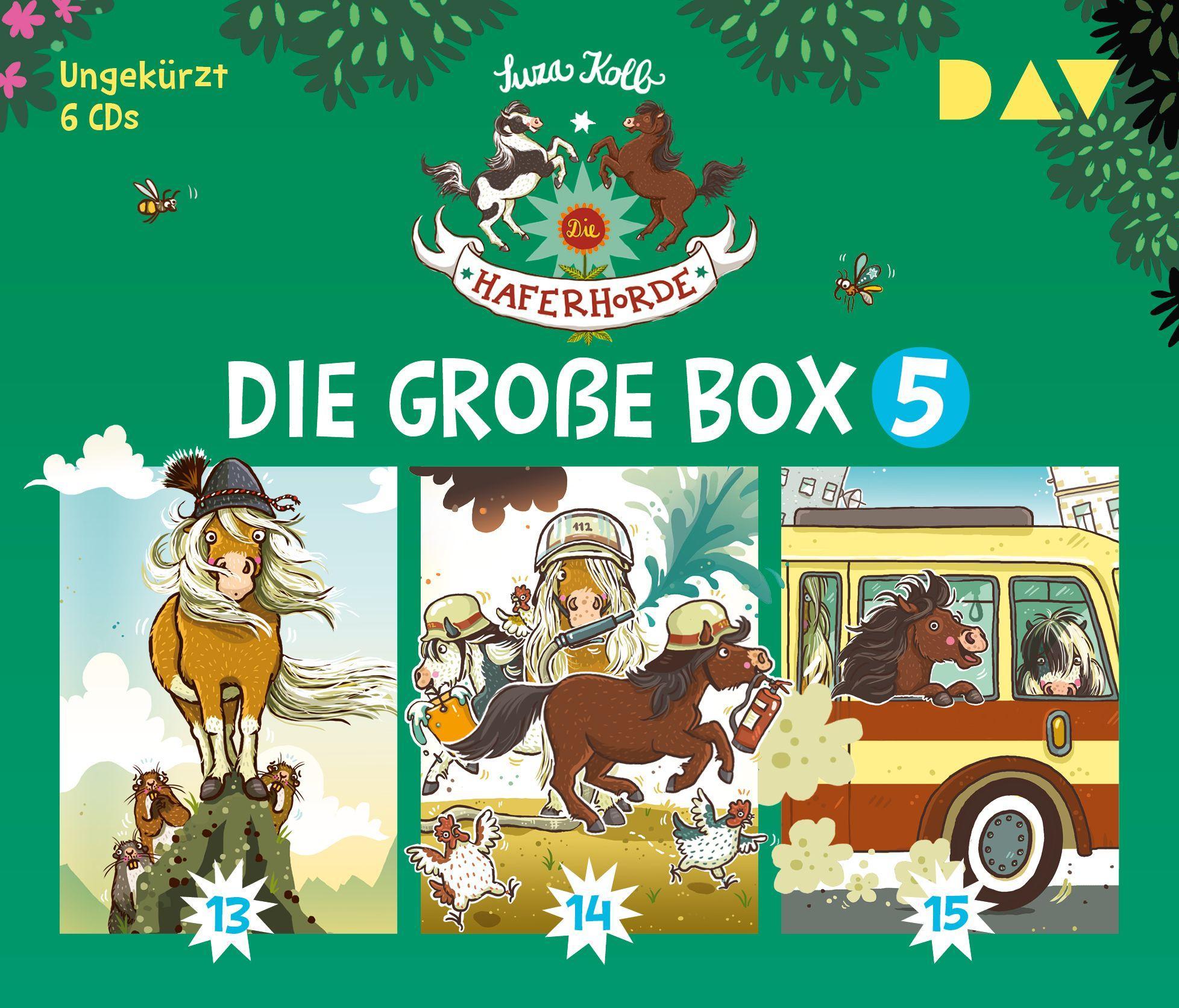 Vorderes Coverbild Die Haferhorde - Die große Box 5 (Teil 13-15)