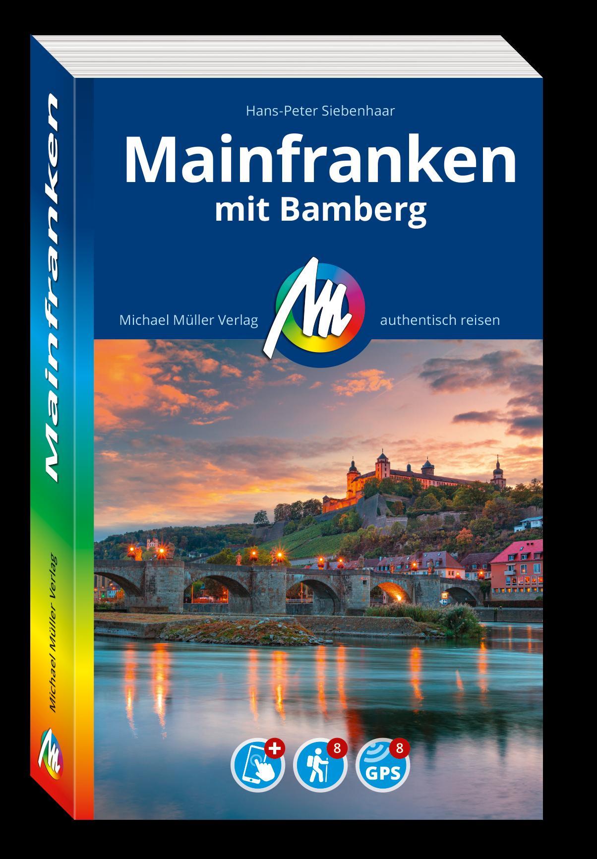 Vorderes Coverbild MICHAEL MÜLLER REISEFÜHRER Mainfranken