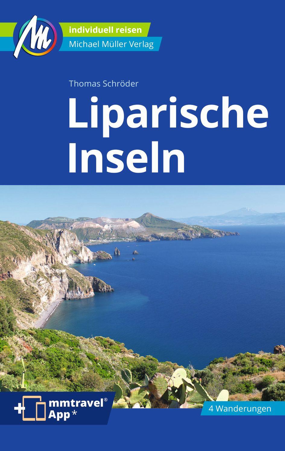 Vorderes Coverbild Liparische Inseln Reiseführer Michael Müller Verlag