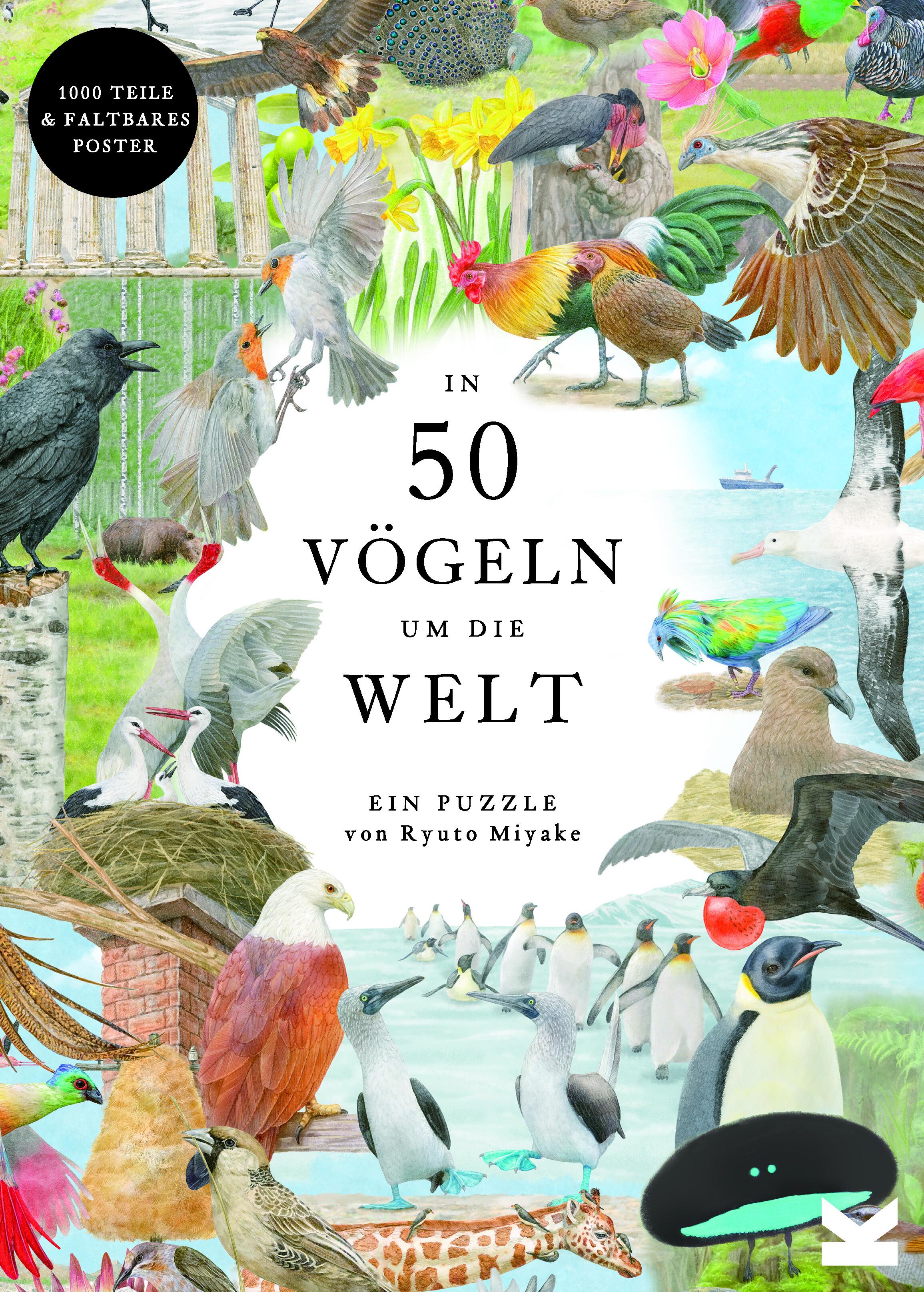 Vorderes Coverbild In 50 Vögeln um die Welt