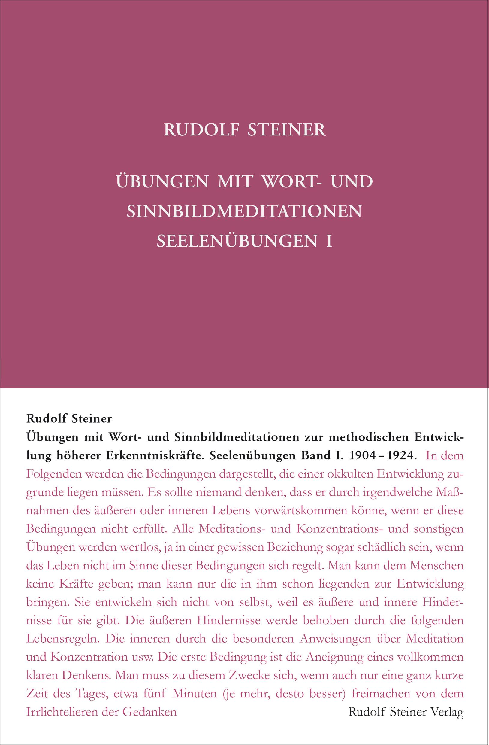 Vorderes Coverbild Seelenübungen I