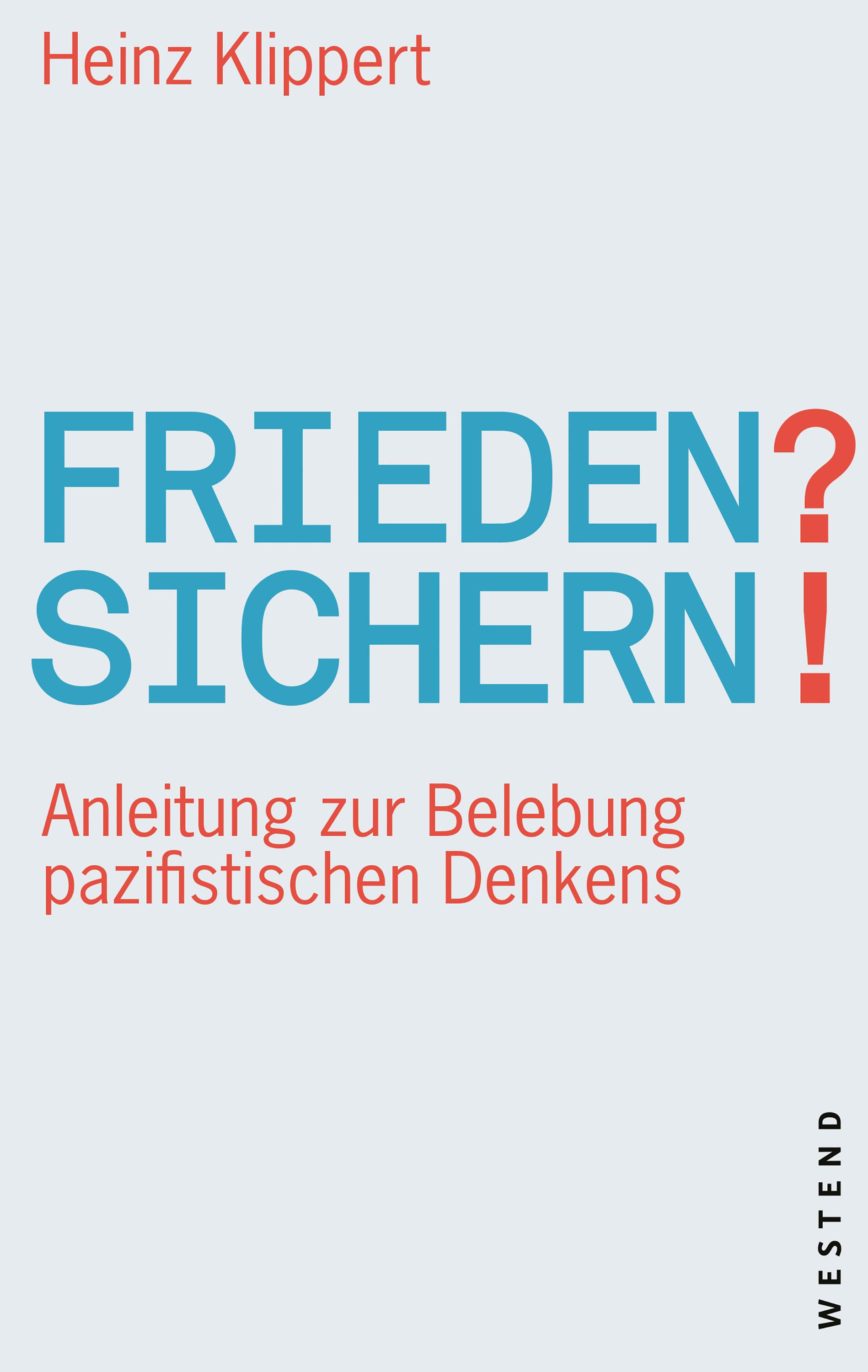Vorderes Coverbild Frieden? Sichern!