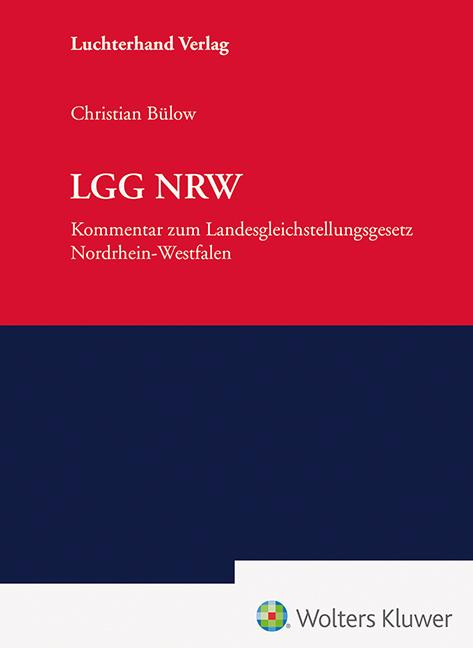 Vorderes Coverbild LGG NRW - Kommentar