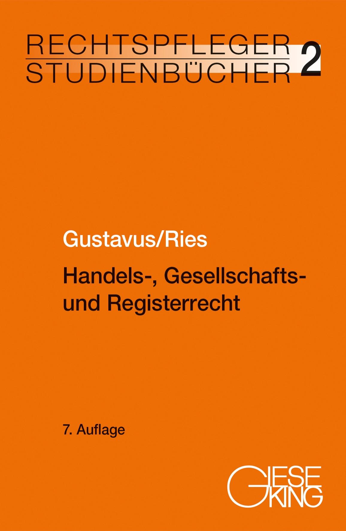 Vorderes Coverbild Handels-, Gesellschafts- und Registerrecht