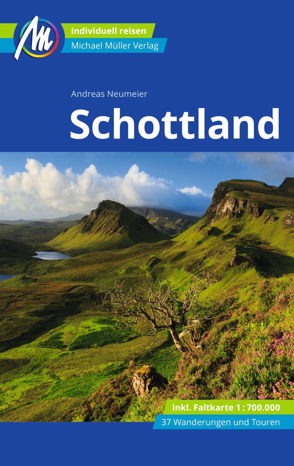 Vorderes Coverbild Schottland Reiseführer Michael Müller Verlag