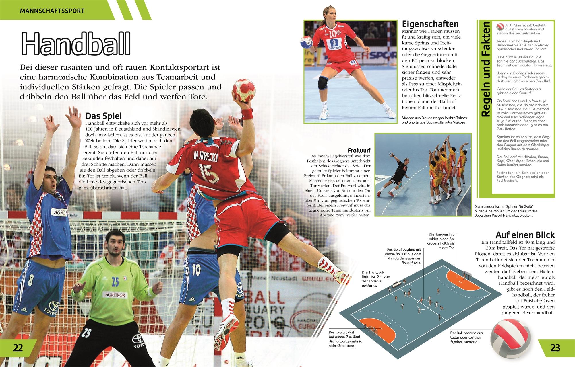 Beispielinhalt (Bild) Sport - Lexikon für Kids