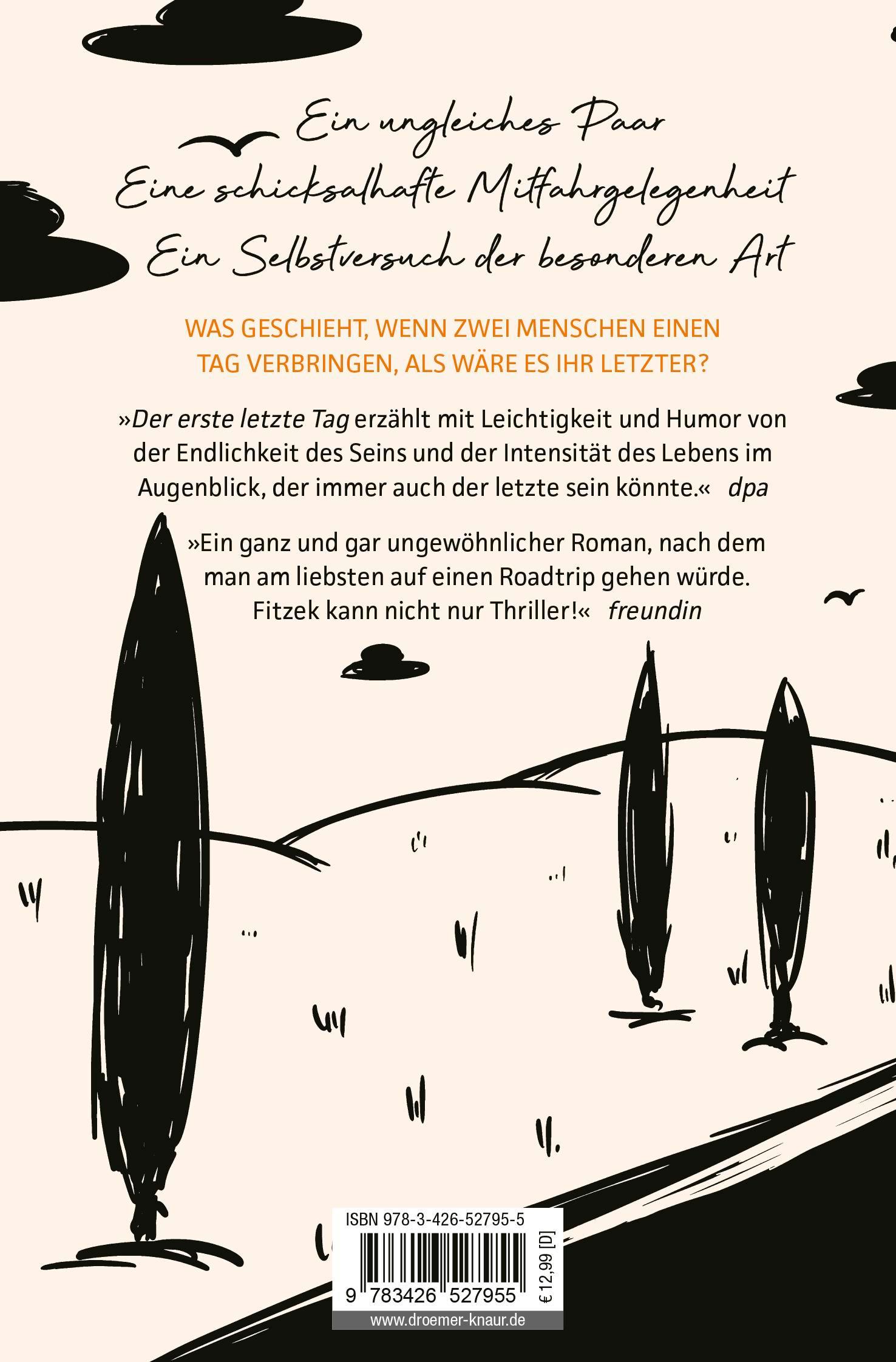 Rückseitencover Der erste letzte Tag