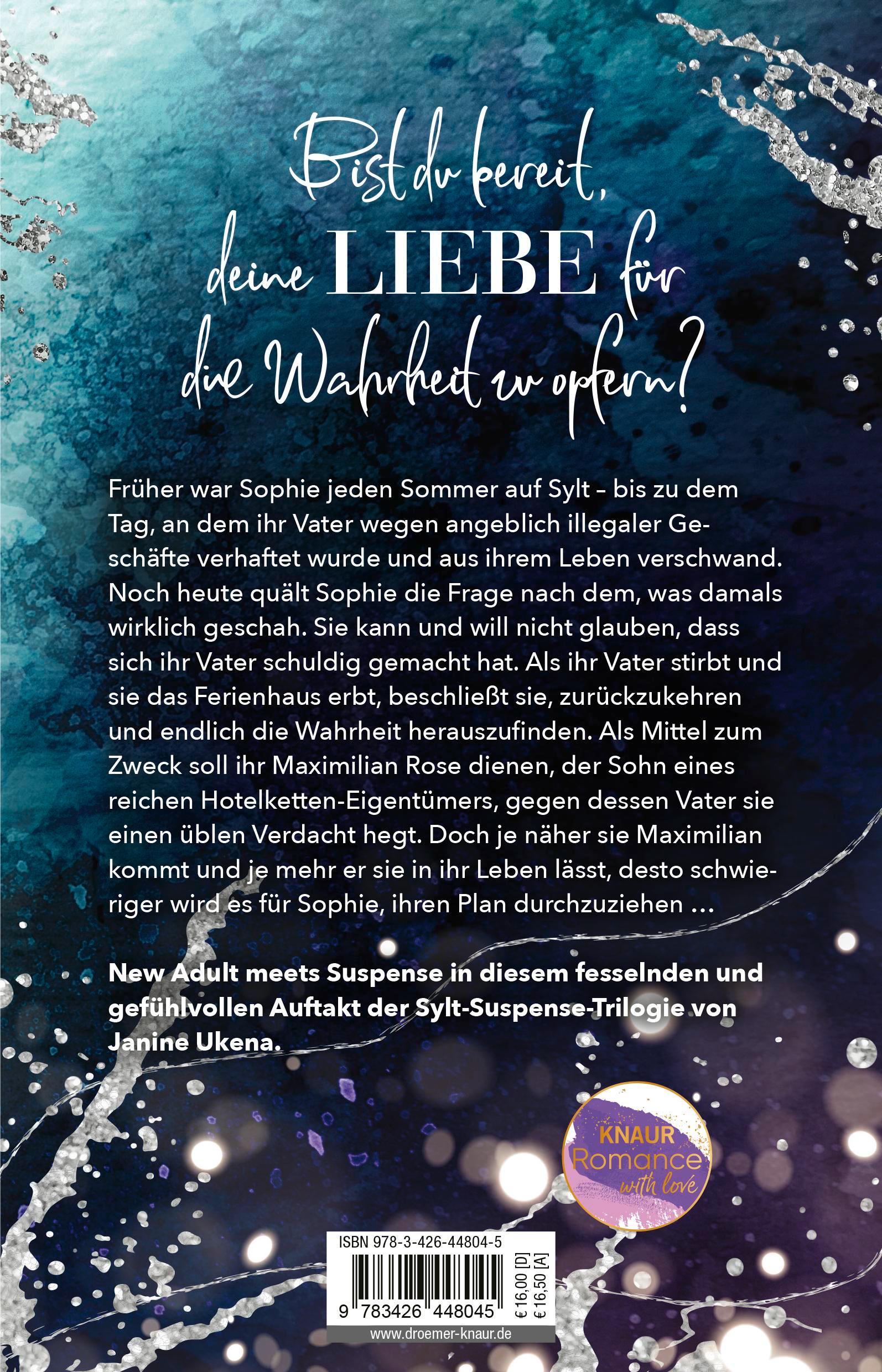Rückseitencover Vor uns das Rauschen des Meeres