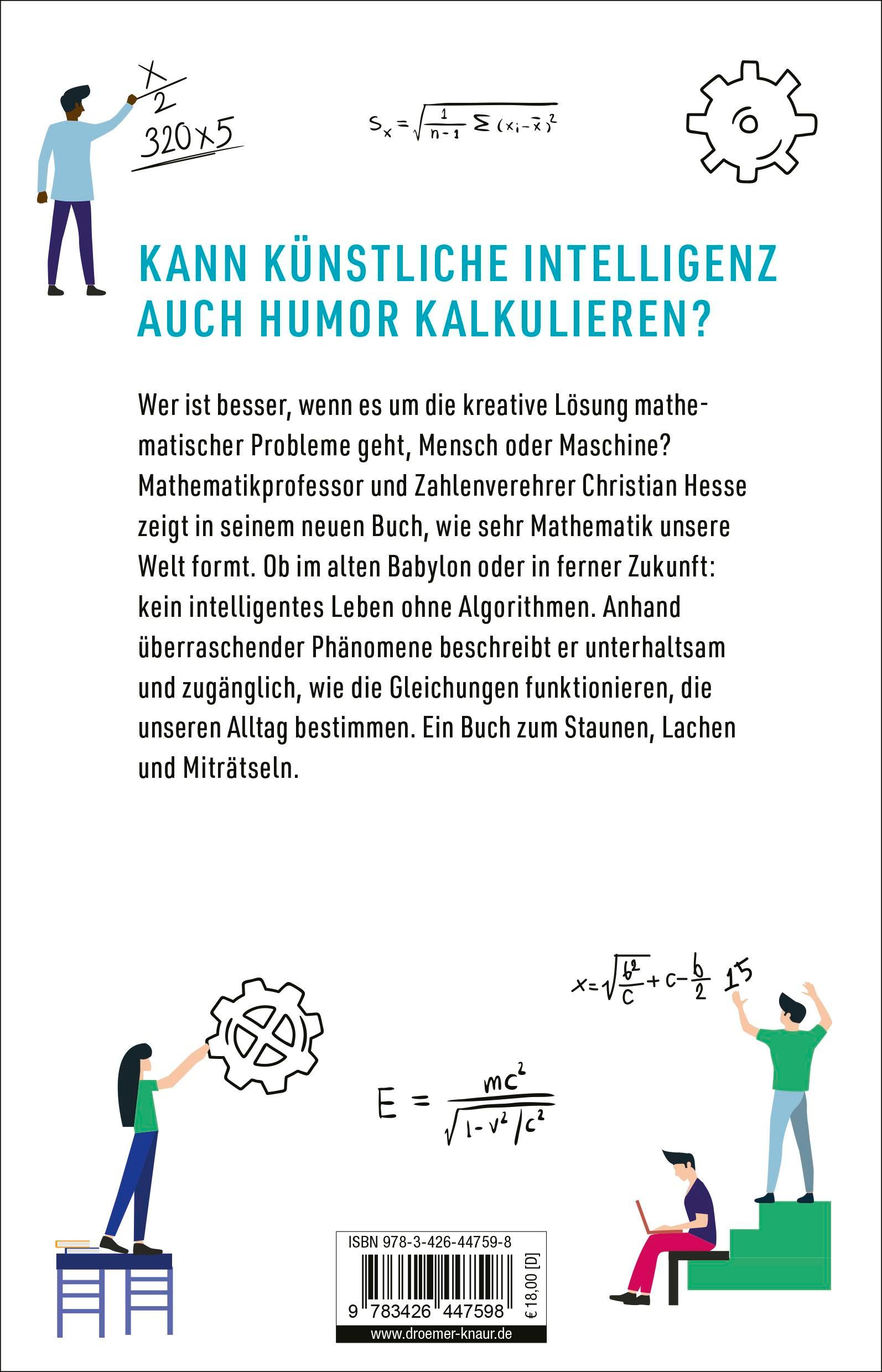 Rückseitencover Von Zahlen, Menschen und Maschinen