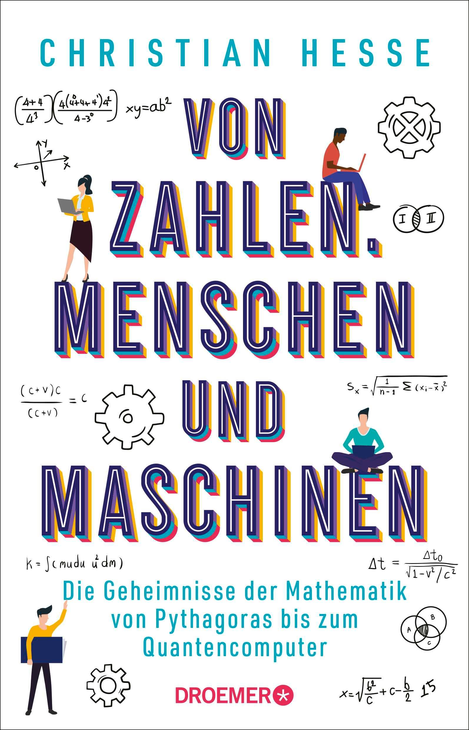 Vorderes Coverbild Von Zahlen, Menschen und Maschinen