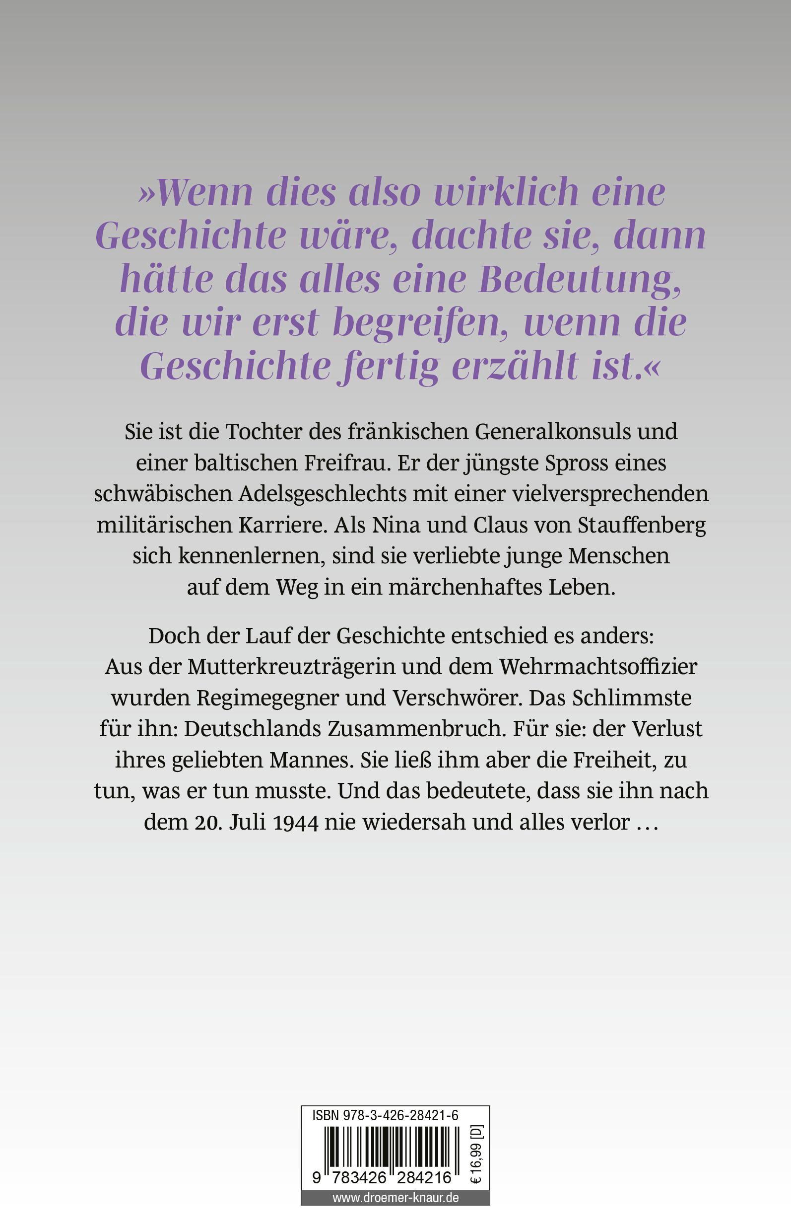 Rückseitencover Die Stauffenbergs