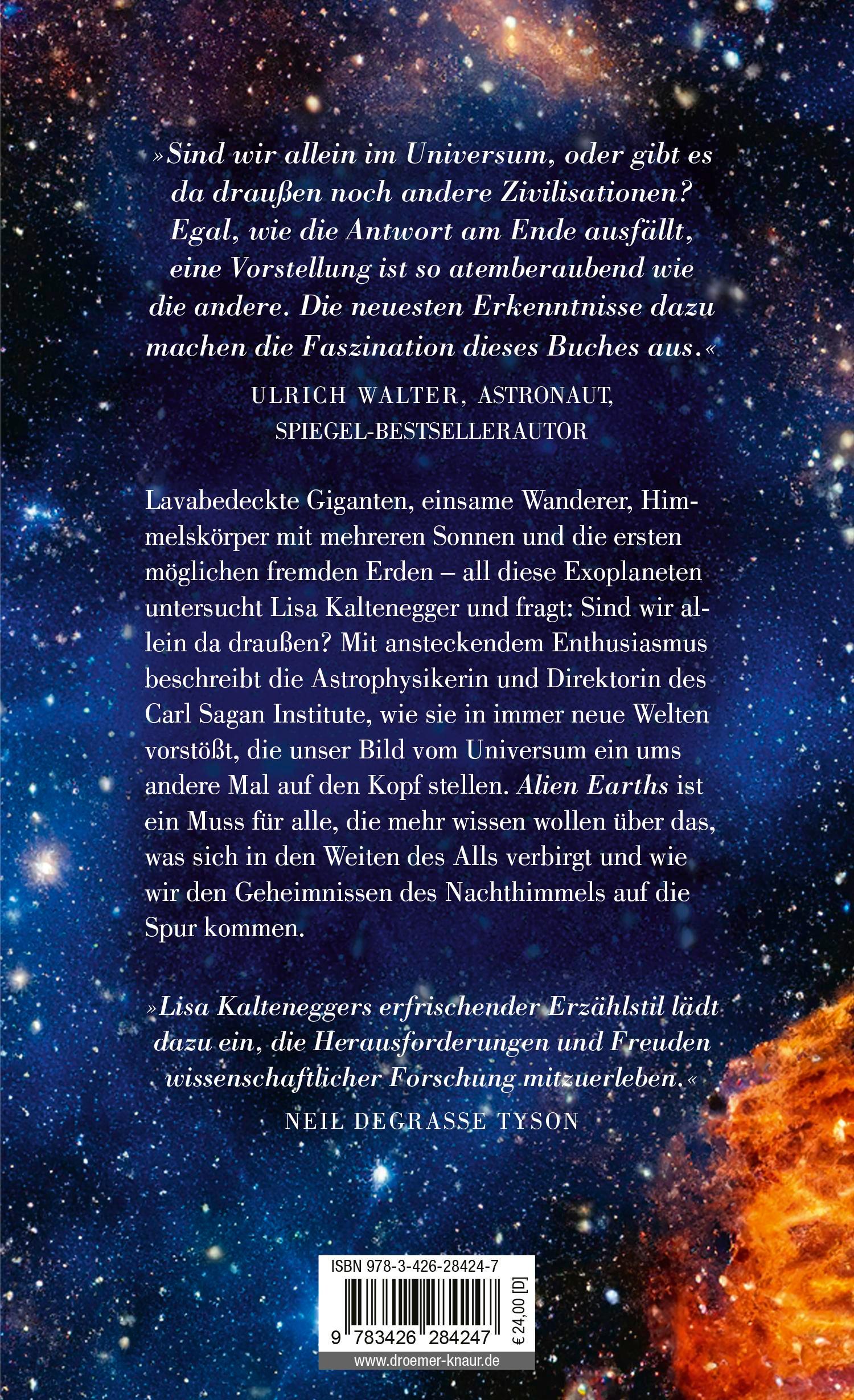 Rückseitencover Alien Earths
