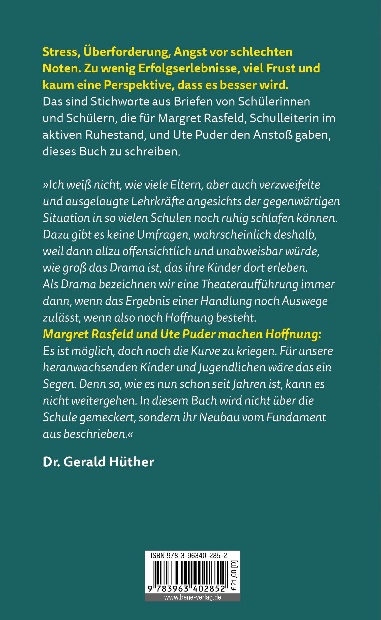 Rückseitencover Das Schul-Drama