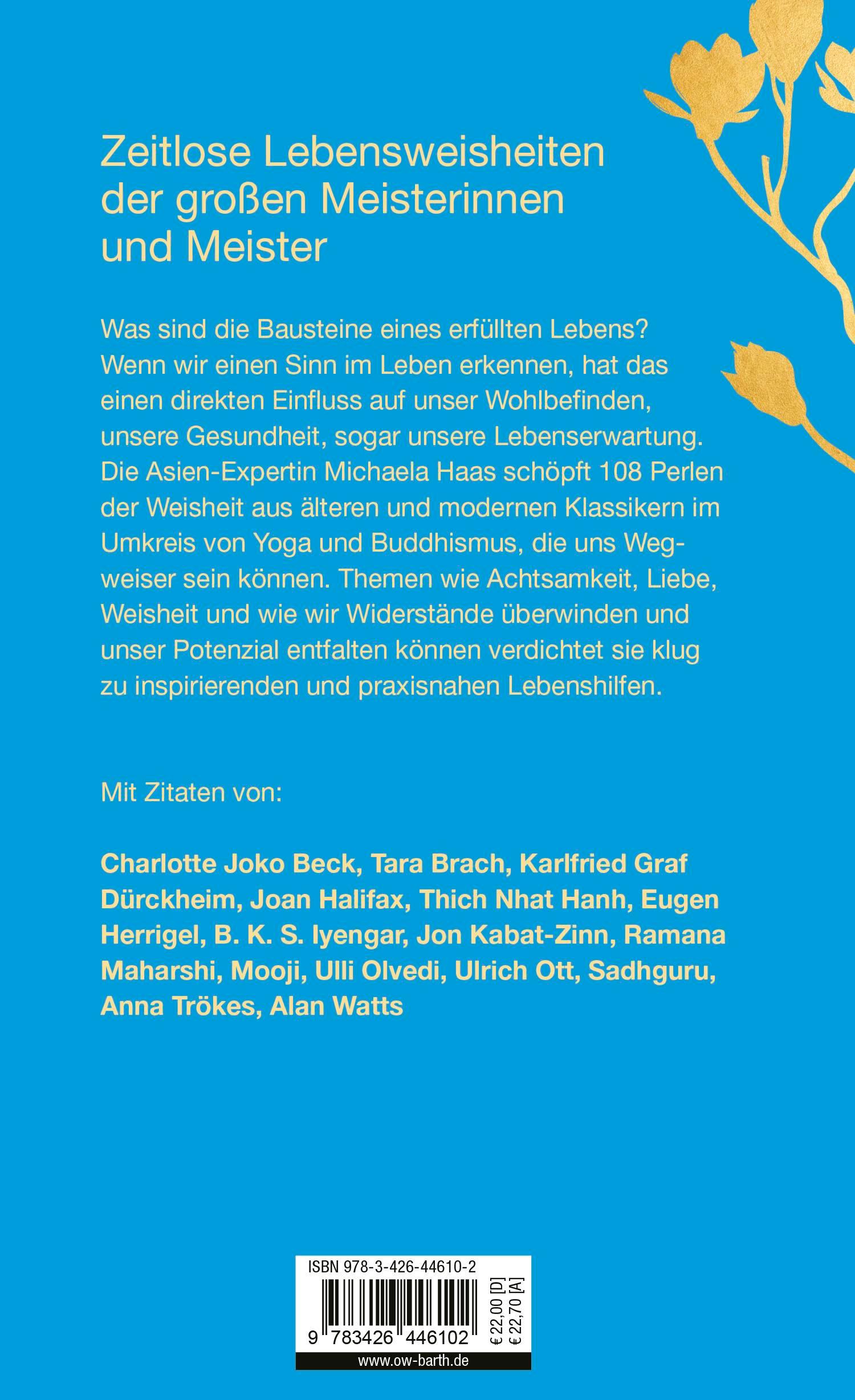 Rückseitencover 108 Arten, dem Leben einen Sinn zu geben