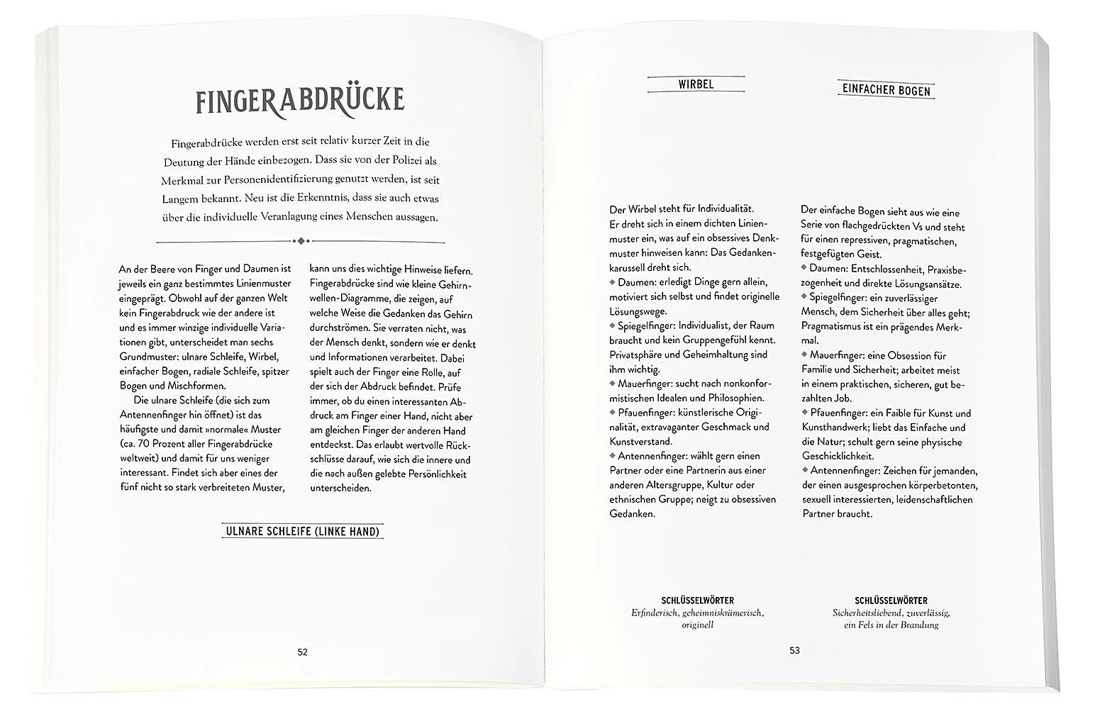 Beispielinhalt (Bild) Modernes Handlesen