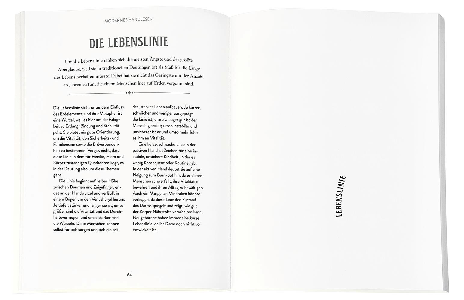 Beispielinhalt (Bild) Modernes Handlesen