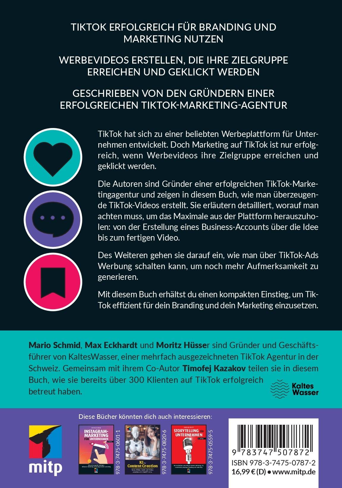 Rückseitencover TikTok-Marketing