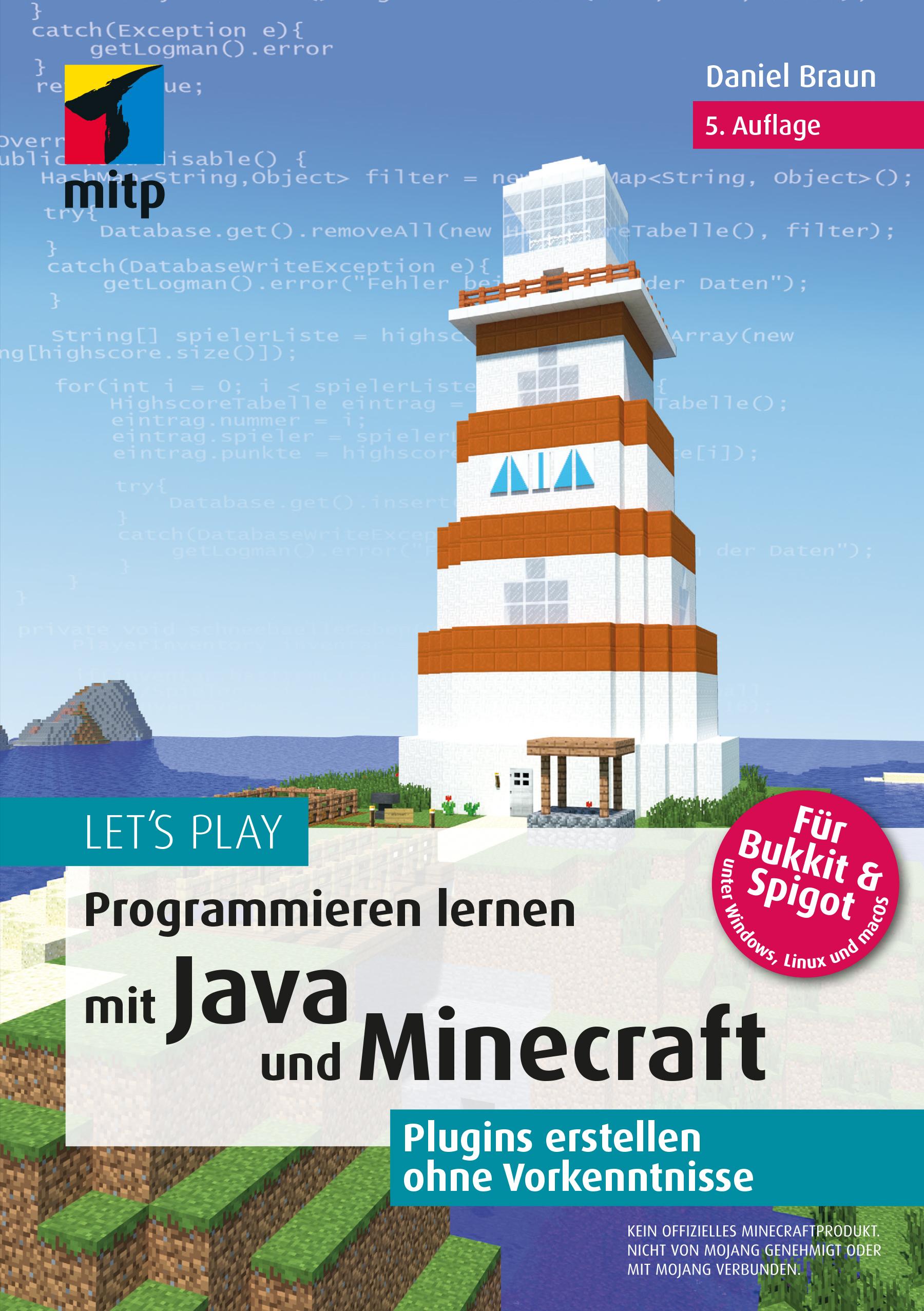 Vorderes Coverbild Let's Play.Programmieren lernen mit Java und Minecraft