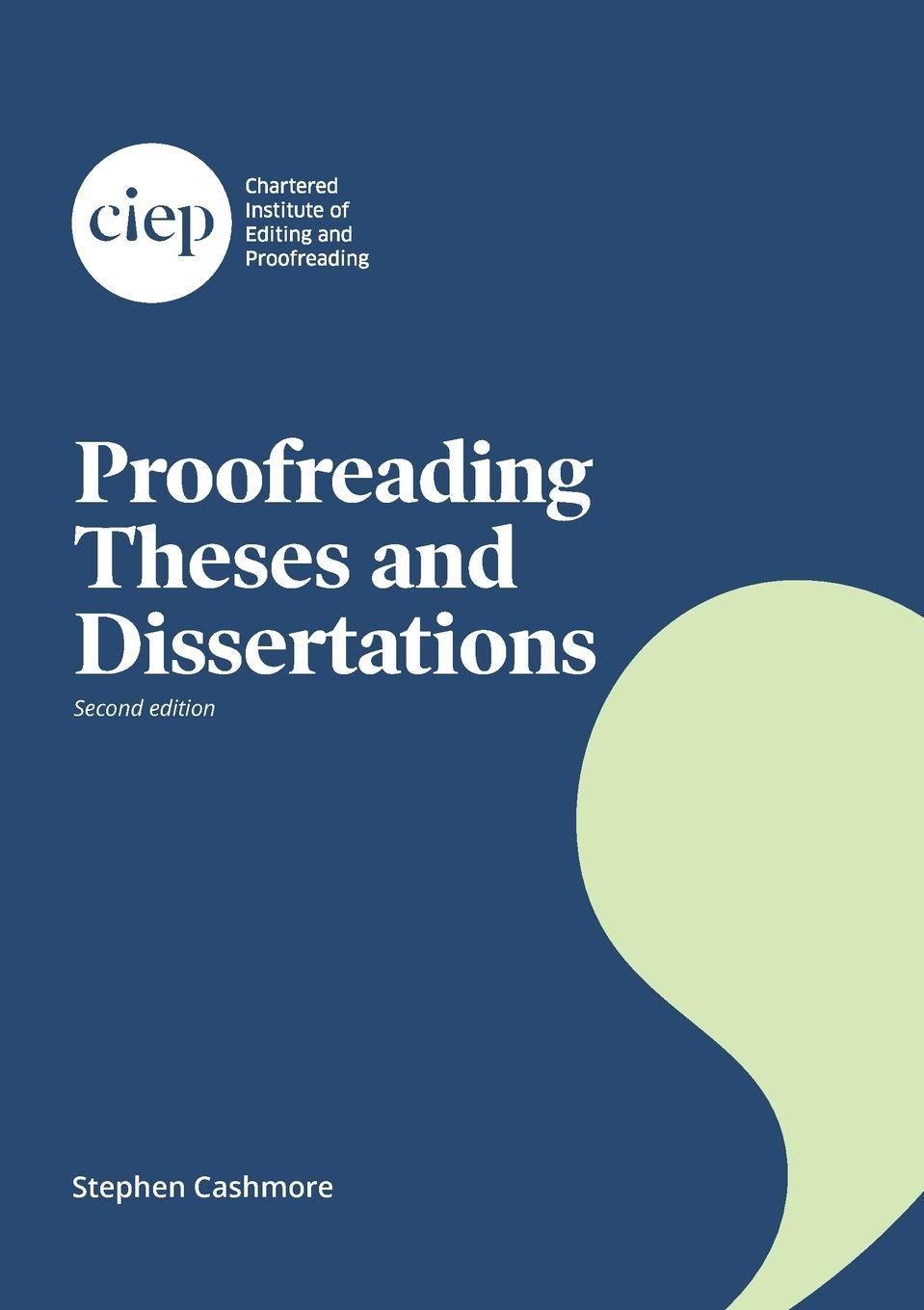 Vorderes Coverbild Proofreading Theses and Dissertations