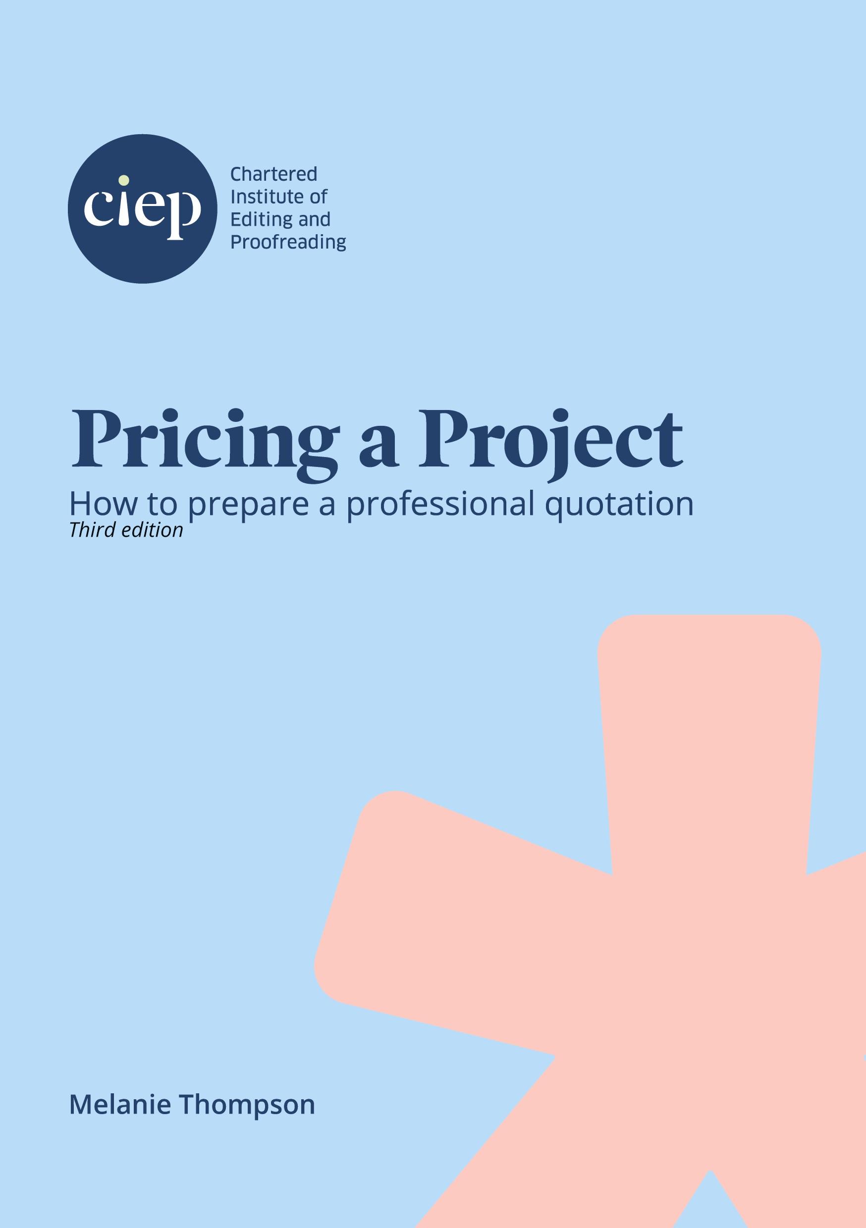 Vorderes Coverbild Pricing a Project