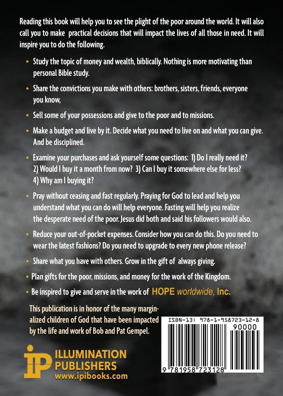 Rückseitencover I Was Hungry! A Christian Response to Poverty