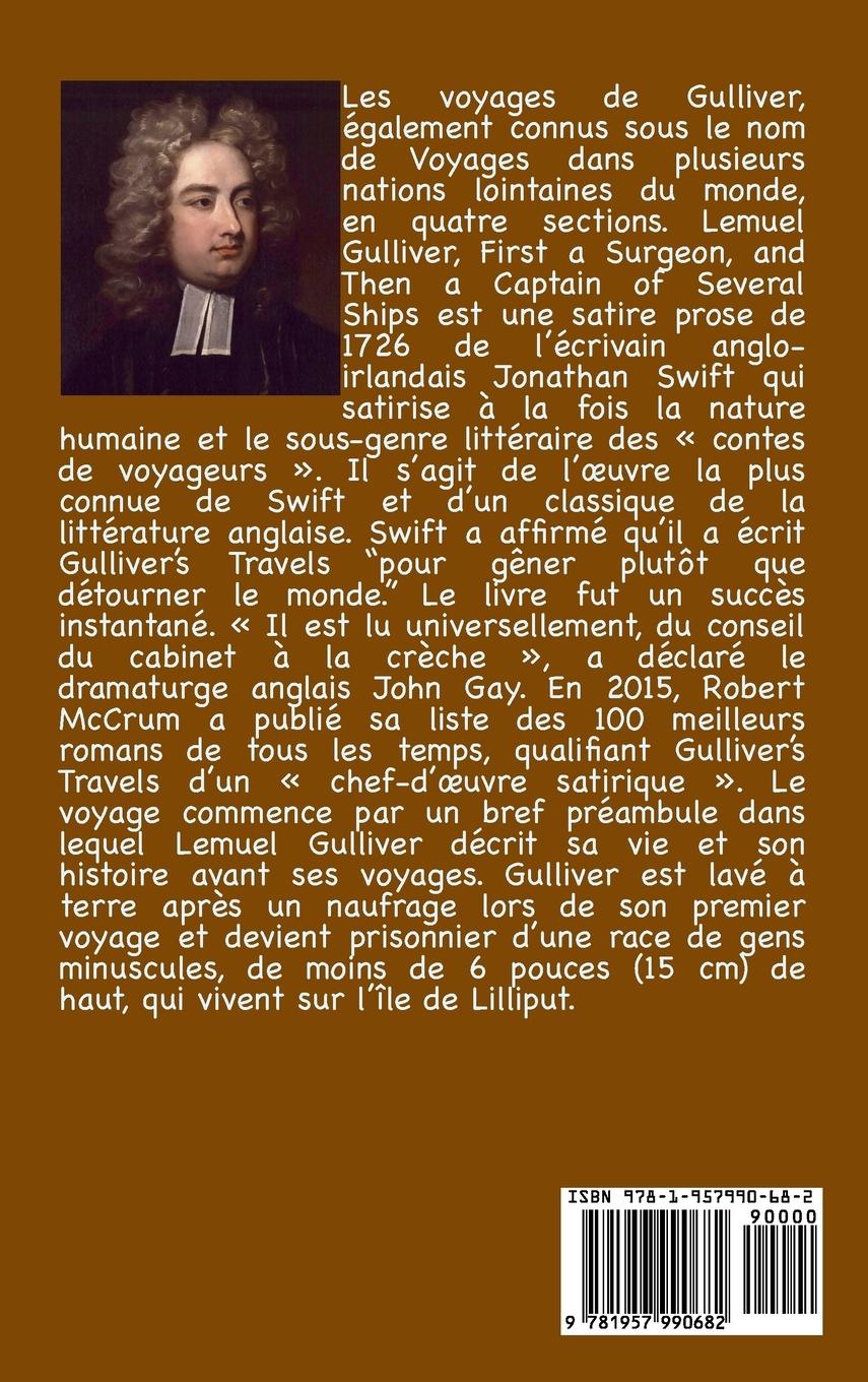 Rückseitencover Voyages de Gulliver