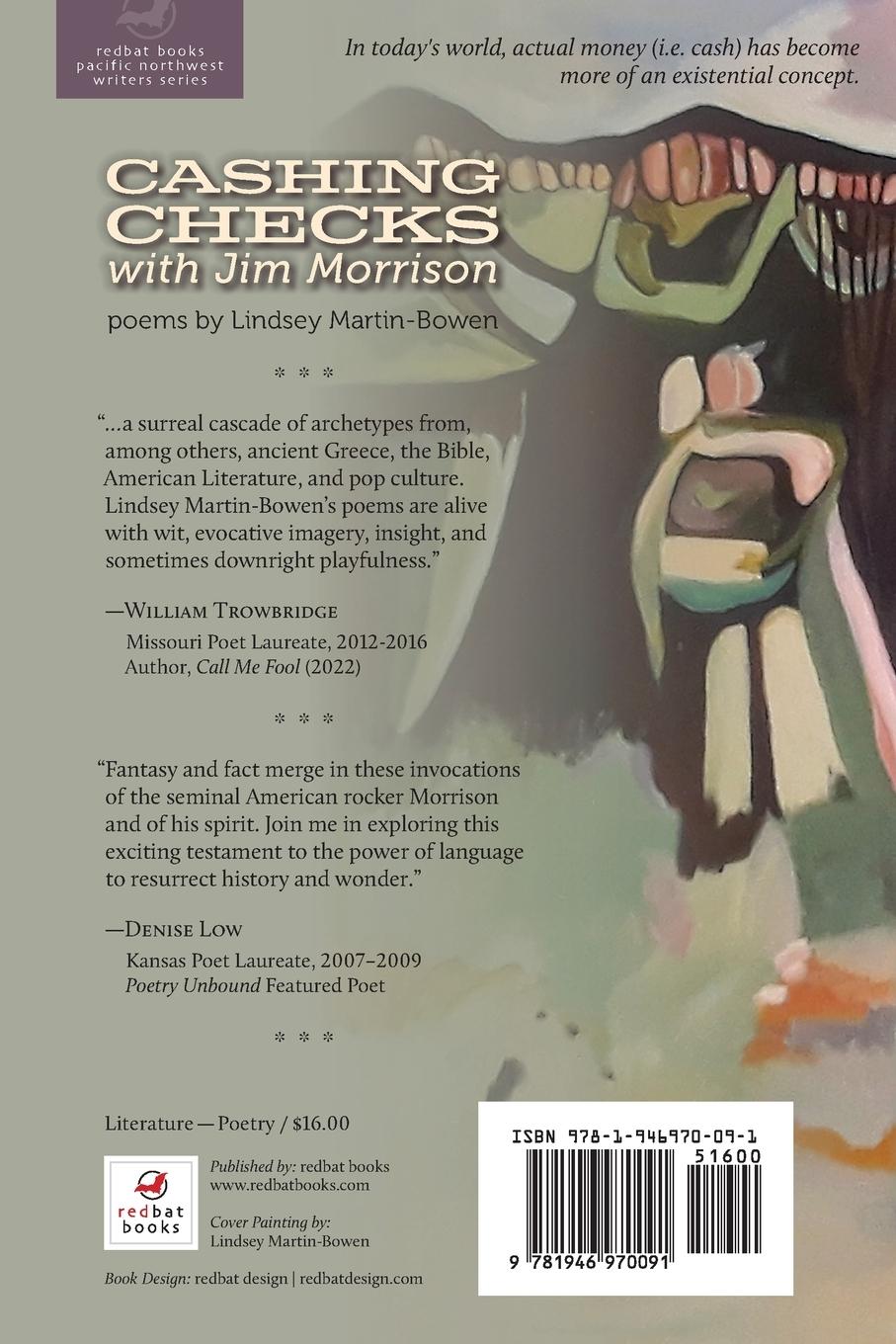 Rückseitencover CASHING CHECKS with Jim Morrison