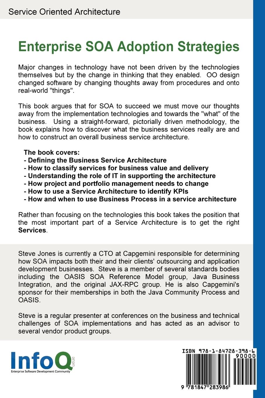 Rückseitencover Enterprise SOA Adoption Strategies