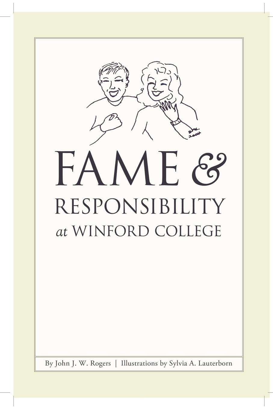 Vorderes Coverbild Fame & Responsibility at Winford College