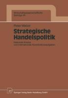 Vorderes Coverbild Strategische Handelspolitik