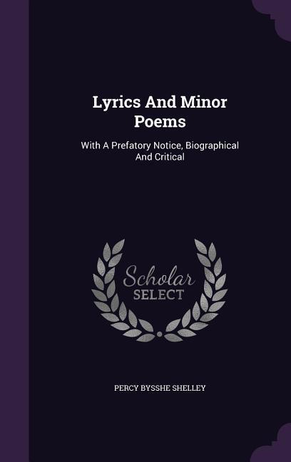 Vorderes Coverbild Lyrics And Minor Poems