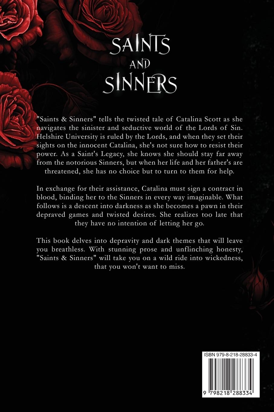 Rückseitencover Saints and Sinners