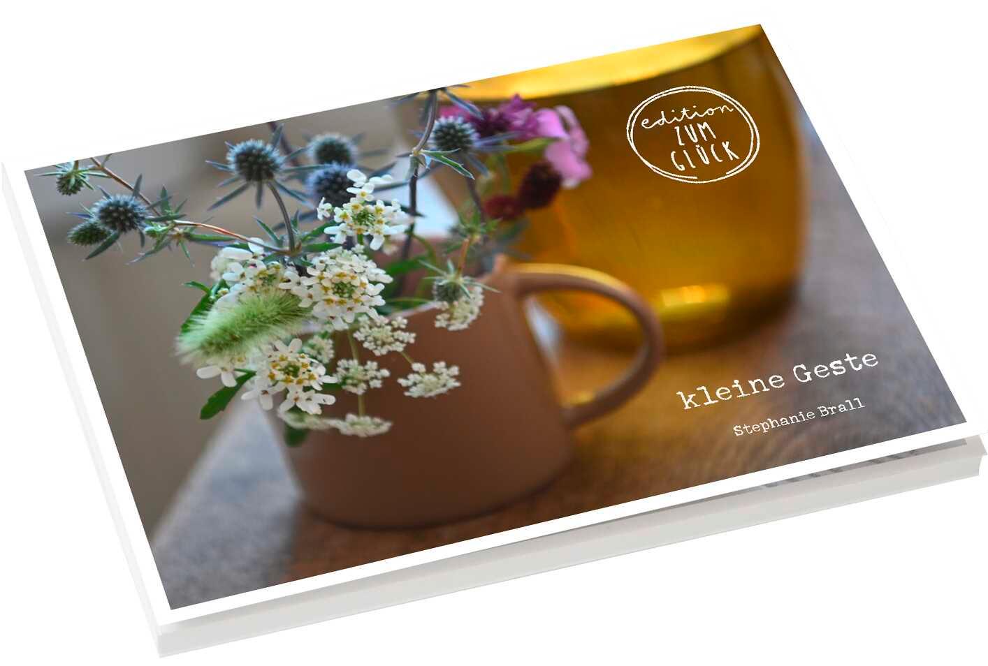 Vorderes Coverbild kleine Geste - Postkartenbuch