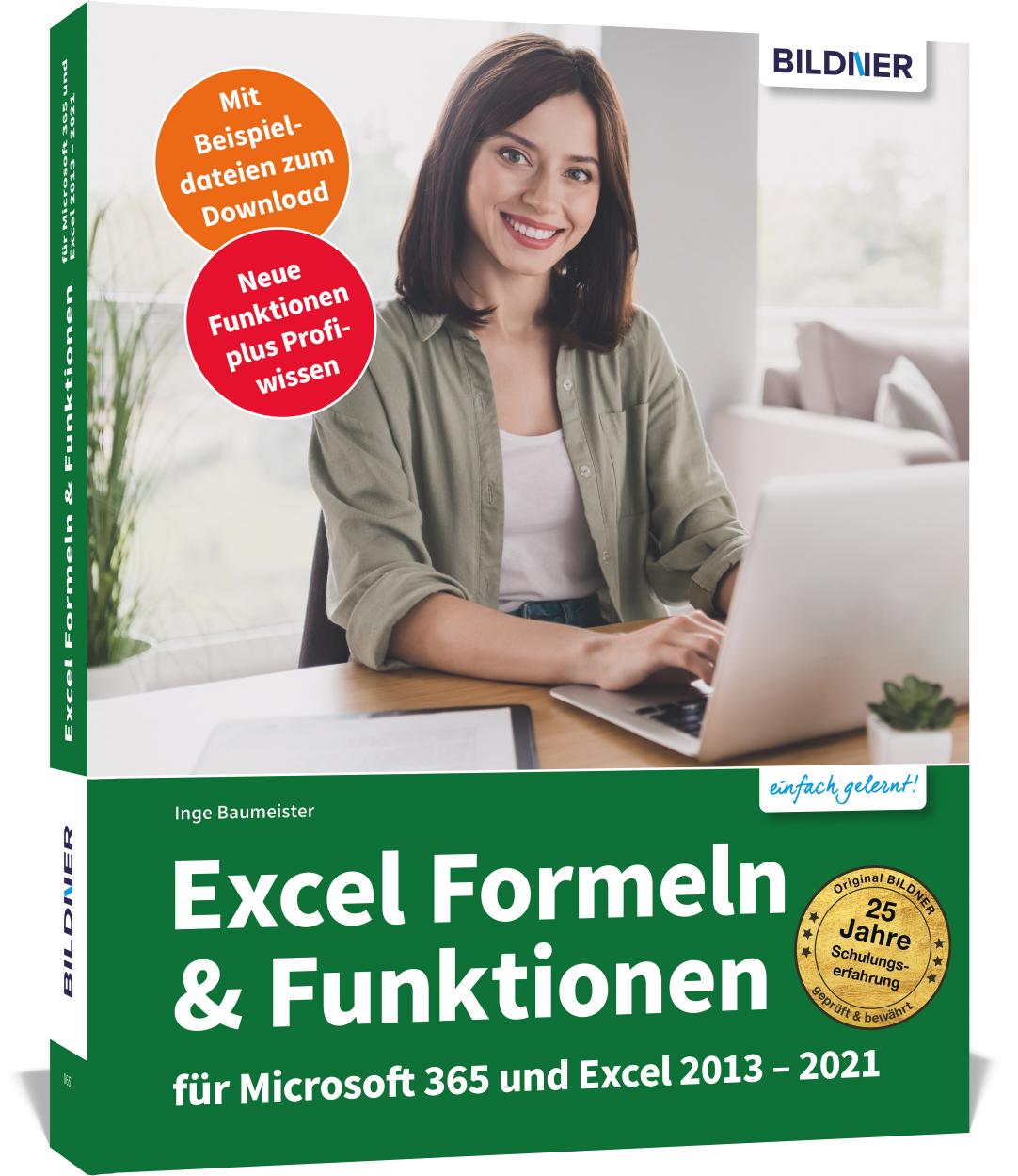 Vorderes Coverbild Excel Formeln und Funktionen: Profiwissen im praktischen Einsatz