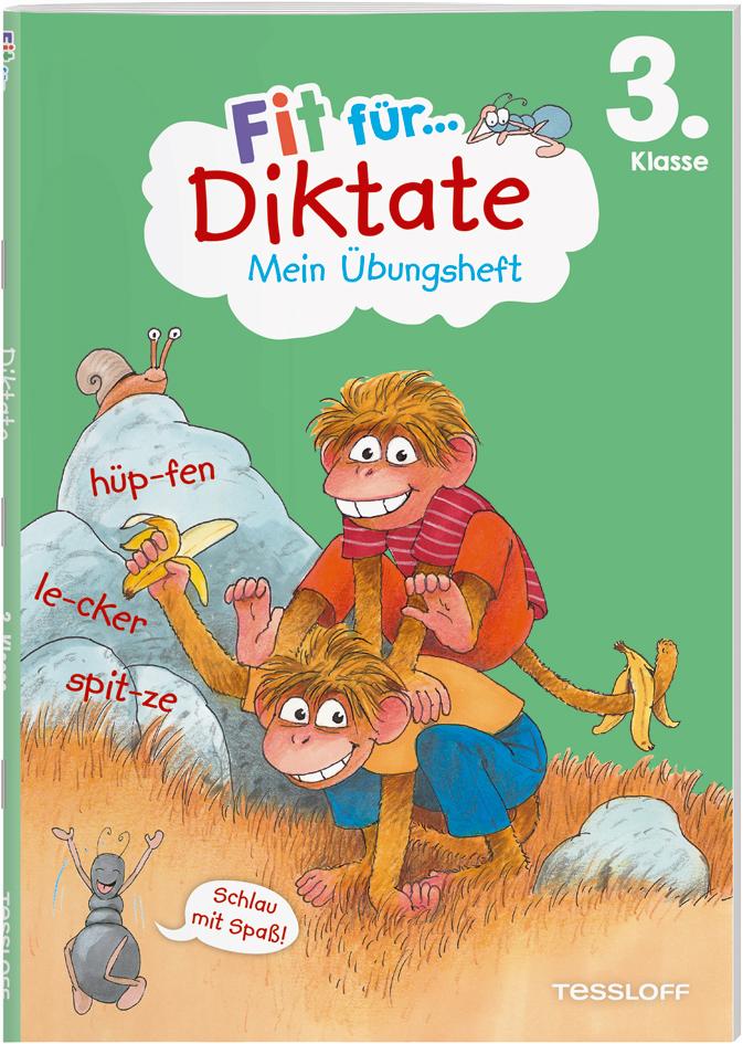 Vorderes Coverbild Fit für Diktate 3. Klasse. Mein Übungsheft