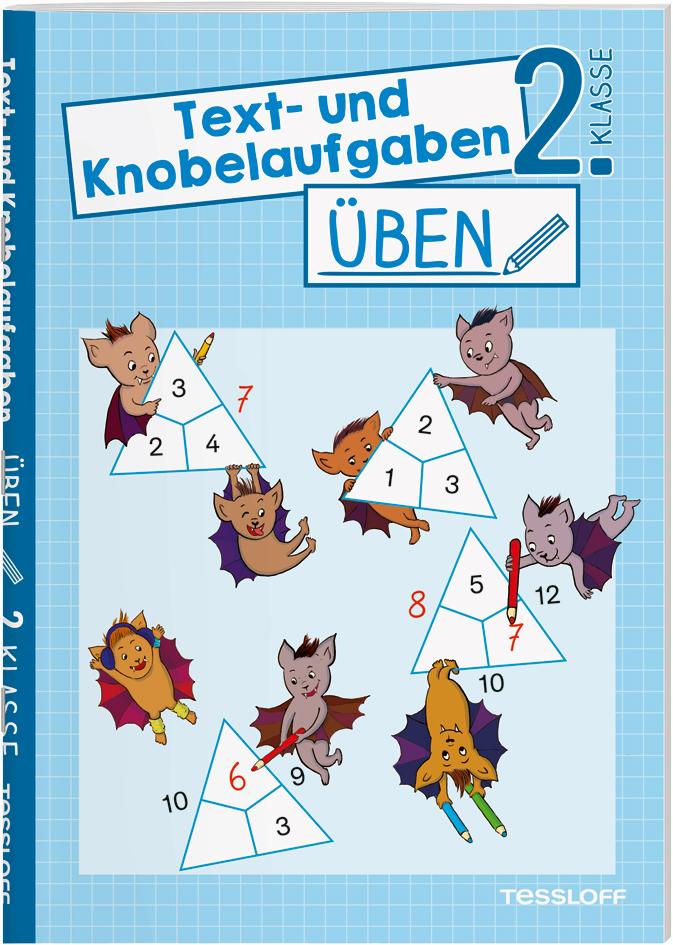 Vorderes Coverbild Text- und Knobelaufgaben üben. 2. Klasse