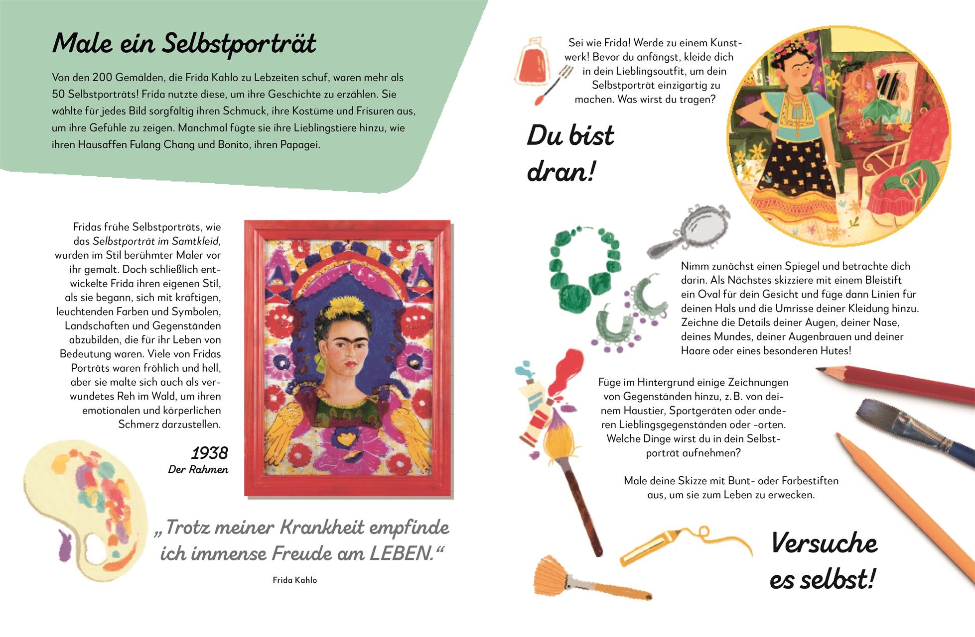 Beispielinhalt (Bild) Große Kunstgeschichten. Frida Kahlo