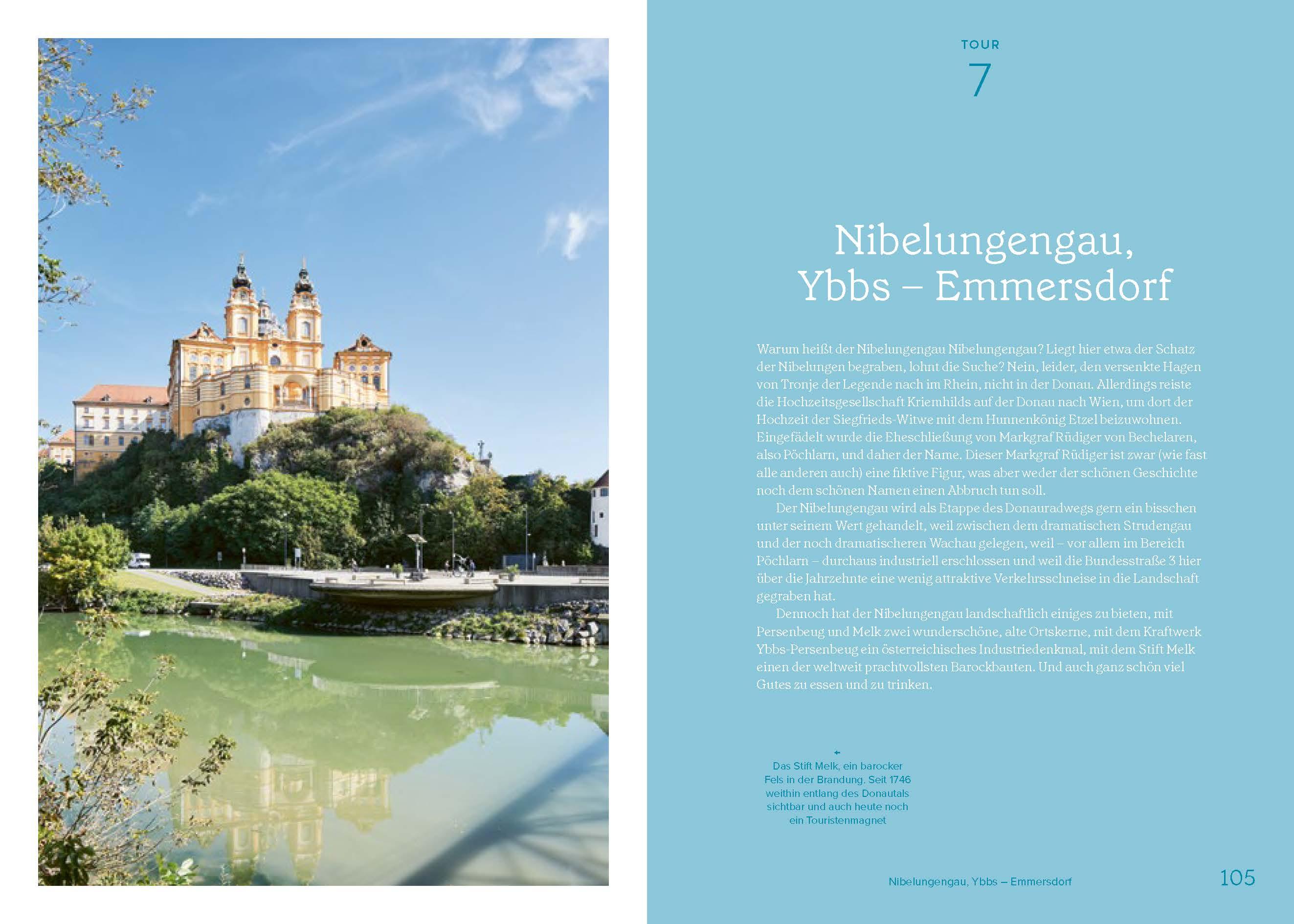 Beispielinhalt (Bild) Der Donauradweg für Genießer