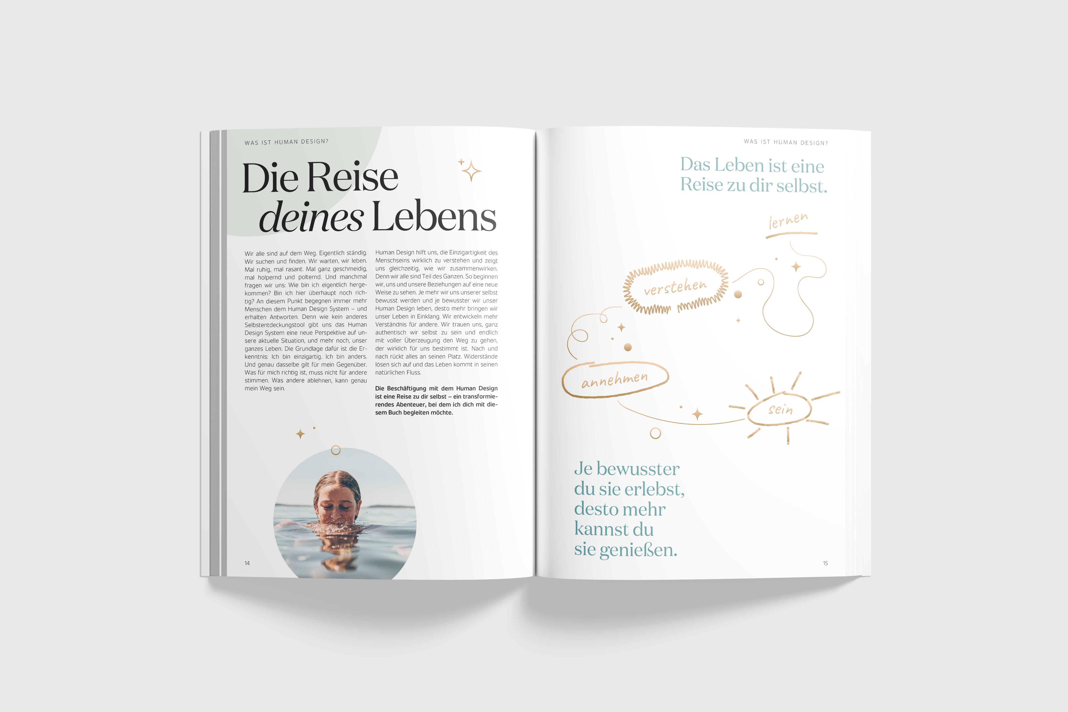 Beispielinhalt (Bild) Entdecke dein Human Design