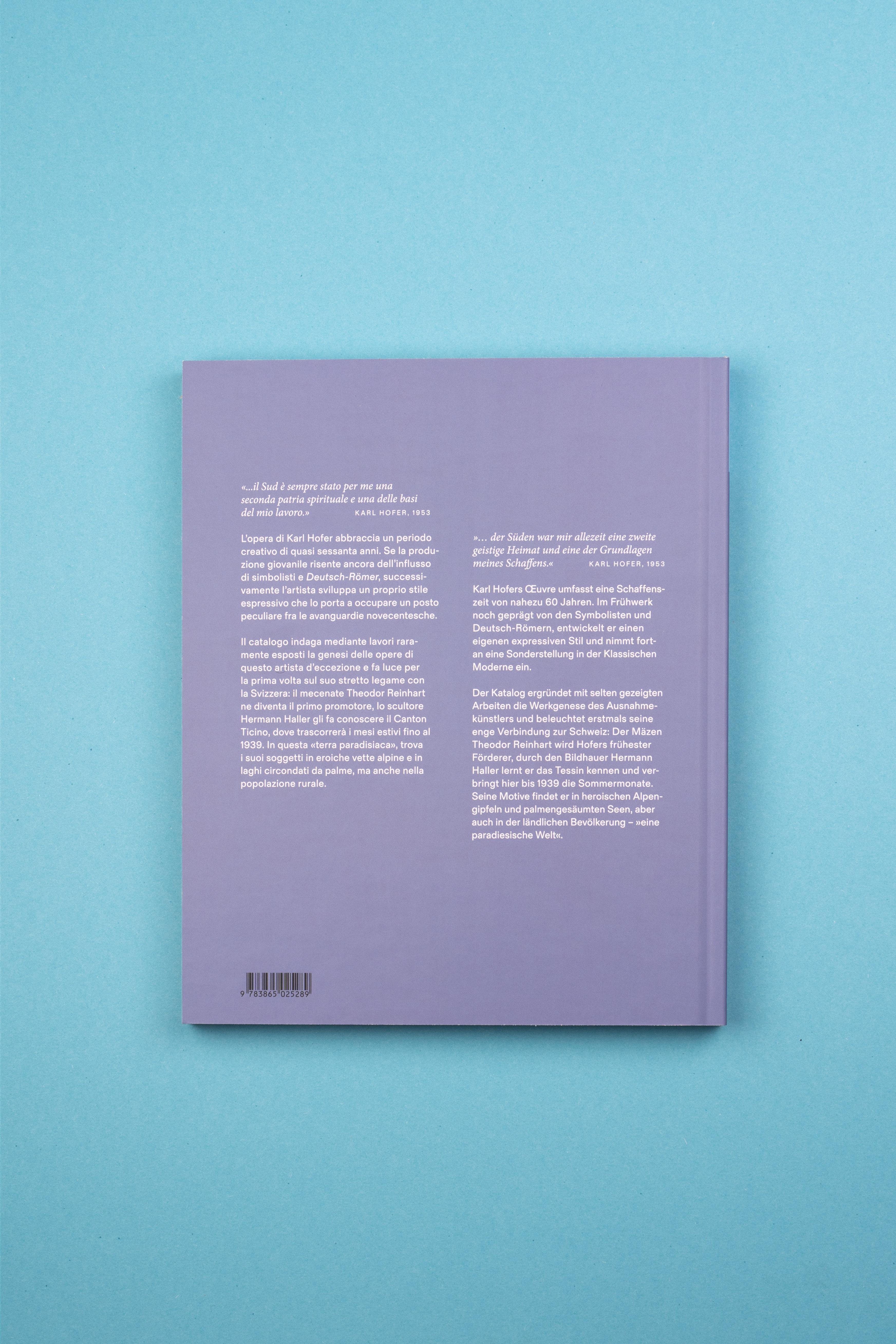 Rückseitencover Karl Hofer