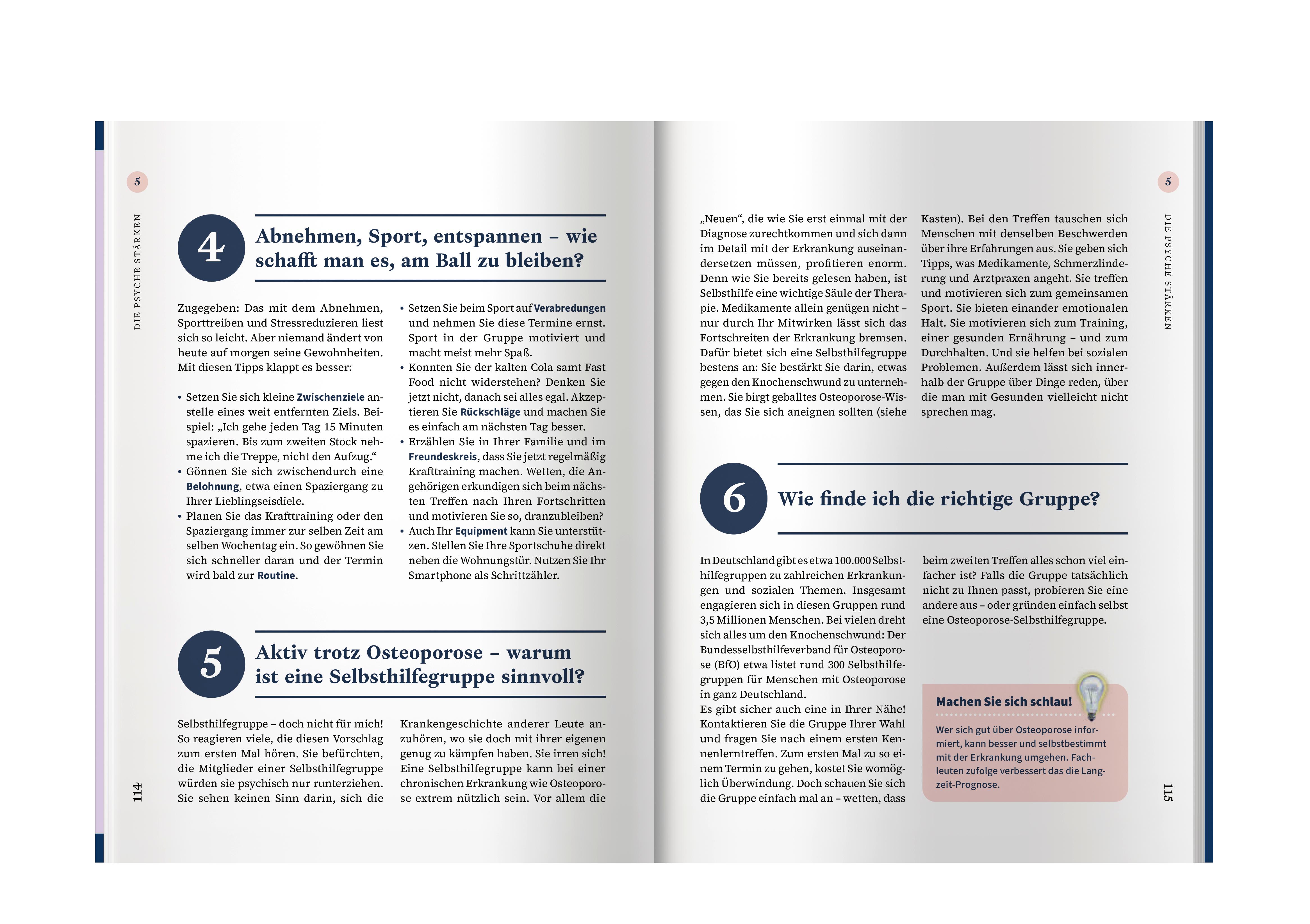 Beispielinhalt (Bild) Apotheken Umschau: Osteoporose