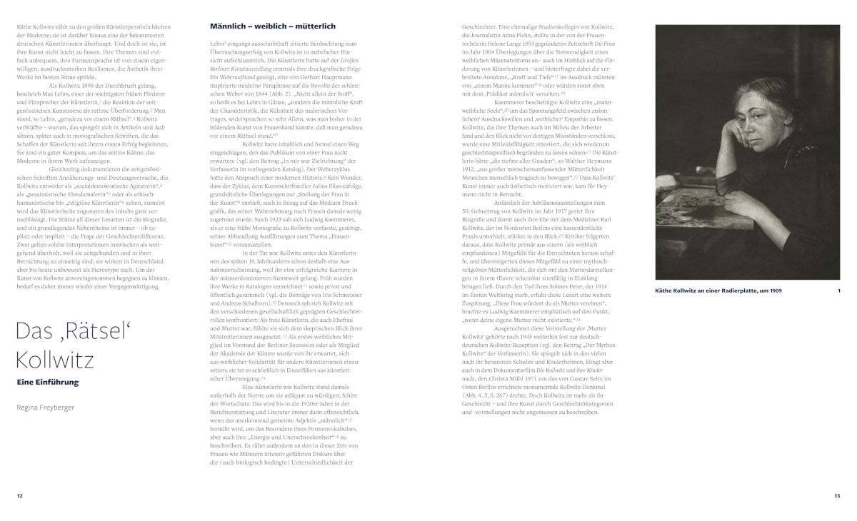 Beispielinhalt (Bild) Kollwitz - Das grafische Werk und die politische Kraft der Klassischen Moderne. Katalog zur Käthe Kollwitz Ausstellung, Städel-Museum